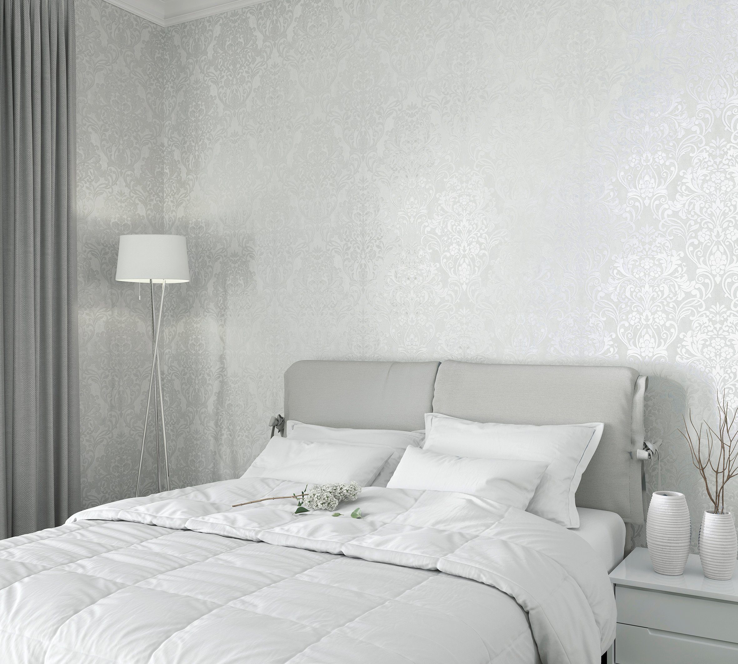 Marburg Vliestapete, ornamental, moderne Tapete für Wohnzimmer Schlafzimmer Küche