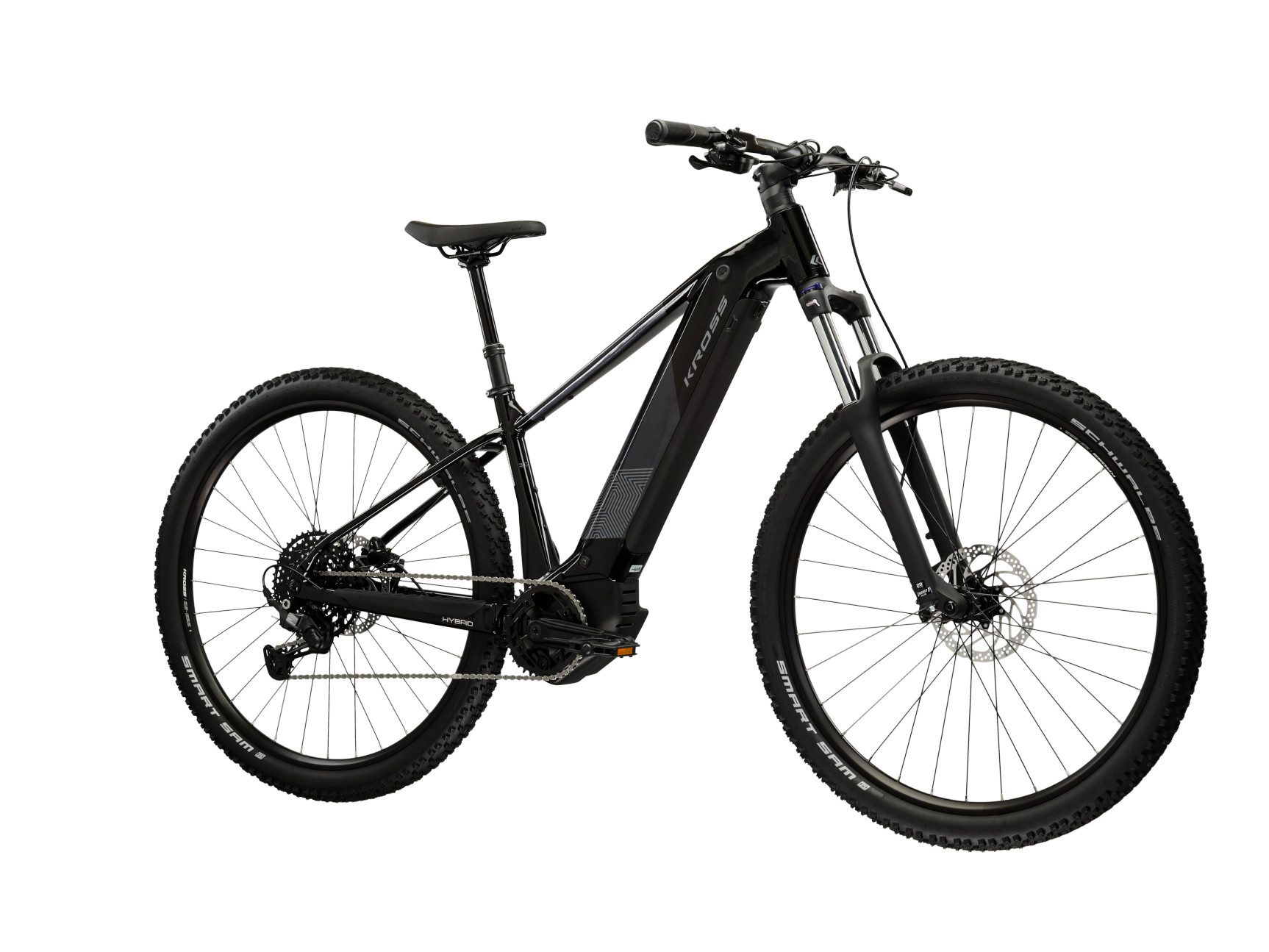 Kross E-Bike Mountainbike Influx Hybrid 3.0 21,3Ah / 800 Wh 29 Zoll schwarz 10 Gänge 2026, 10 Gang Shimano CUES U6000 Schaltwerk, Kettenschaltung, Mittelmotor, 800 Wh