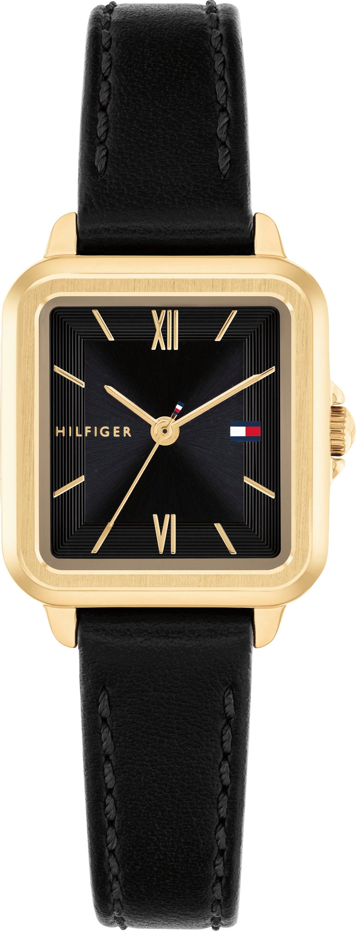 Tommy Hilfiger Quarzuhr MIA 1782835, Armbanduhr, Damenuhr, Lederarmband, an günstig online kaufen