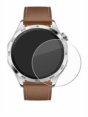 Savvies Panzerglas für Huawei Watch GT 4 (46mm), Displayschutzglas, Schutzglas Echtglas 9H Härte klar Anti-Fingerprint
