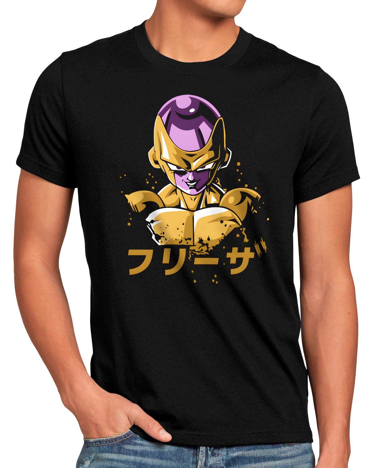 super Lord z the songoku kakarot breakers Herren dragonball style3 gt Print-Shirt T-Shirt Frieza
