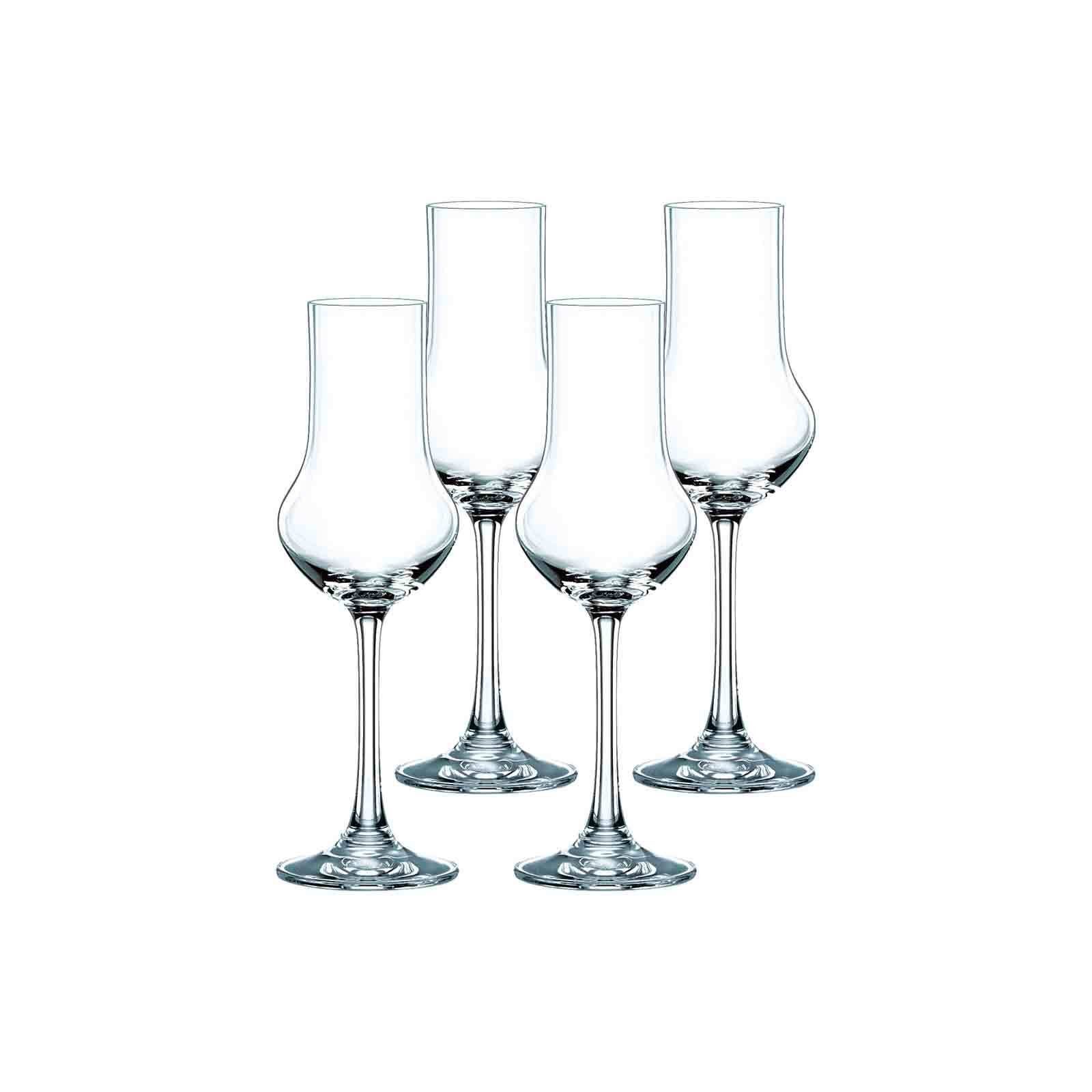Nachtmann Likörglas Vivendi Obstbrandgläser 109 ml 4er Set, Kristallglas