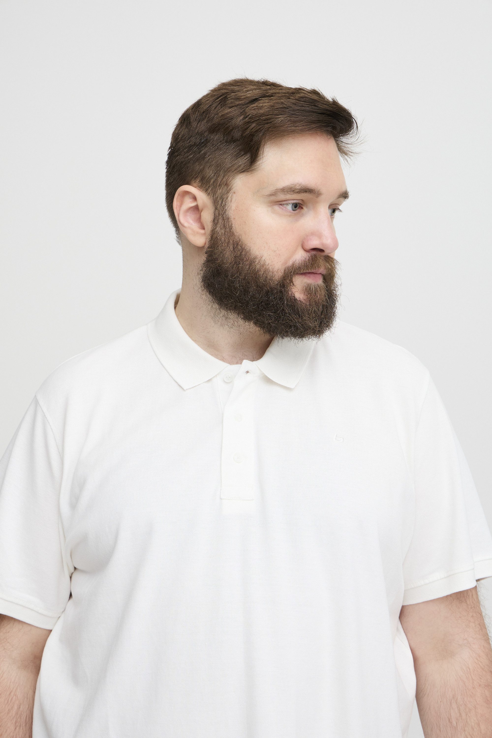 Blend Poloshirt BHBT-Shirt Big & Tall (1-tlg) Basic Poloshirt mit Stickerei in großen Größen