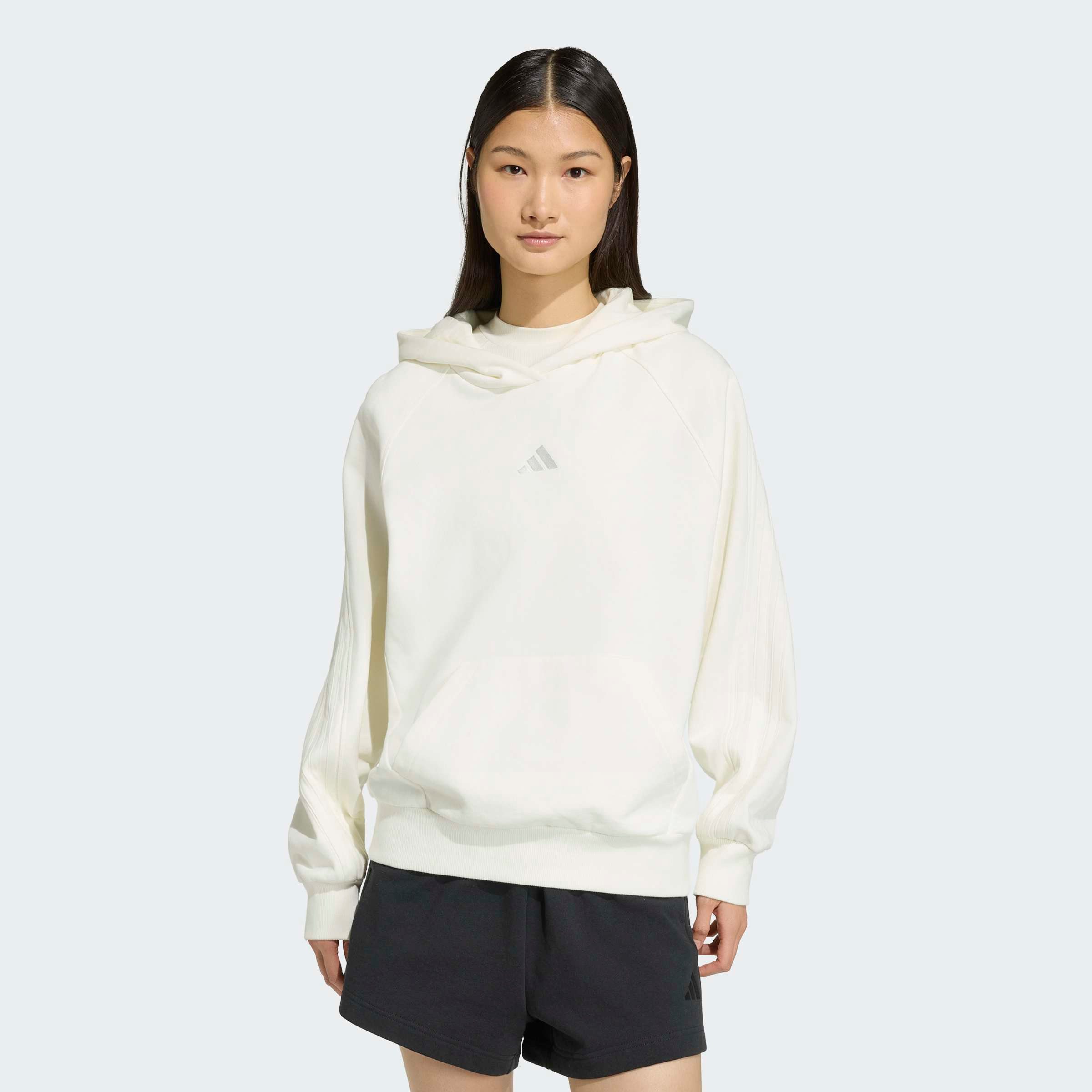 adidas Sportswear Kapuzensweatshirt KIT W AK 3S OH HD Schwere Premium-Qualität, robuste Stoffstruktur