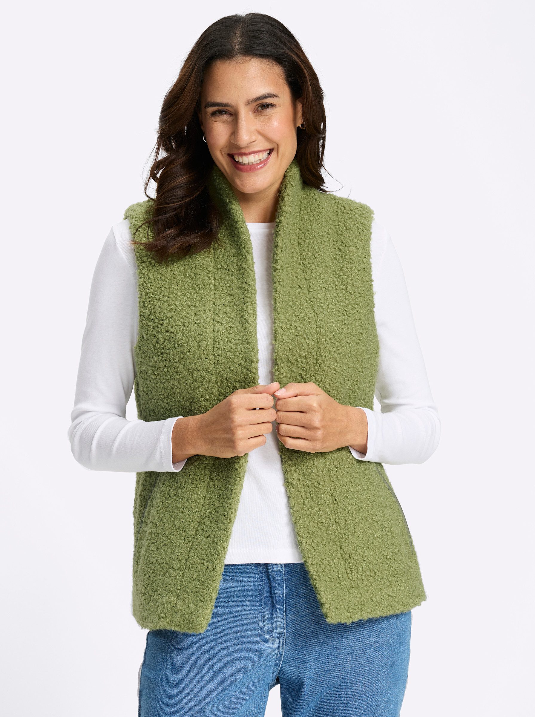Witt Jerseyweste Bouclé-Weste