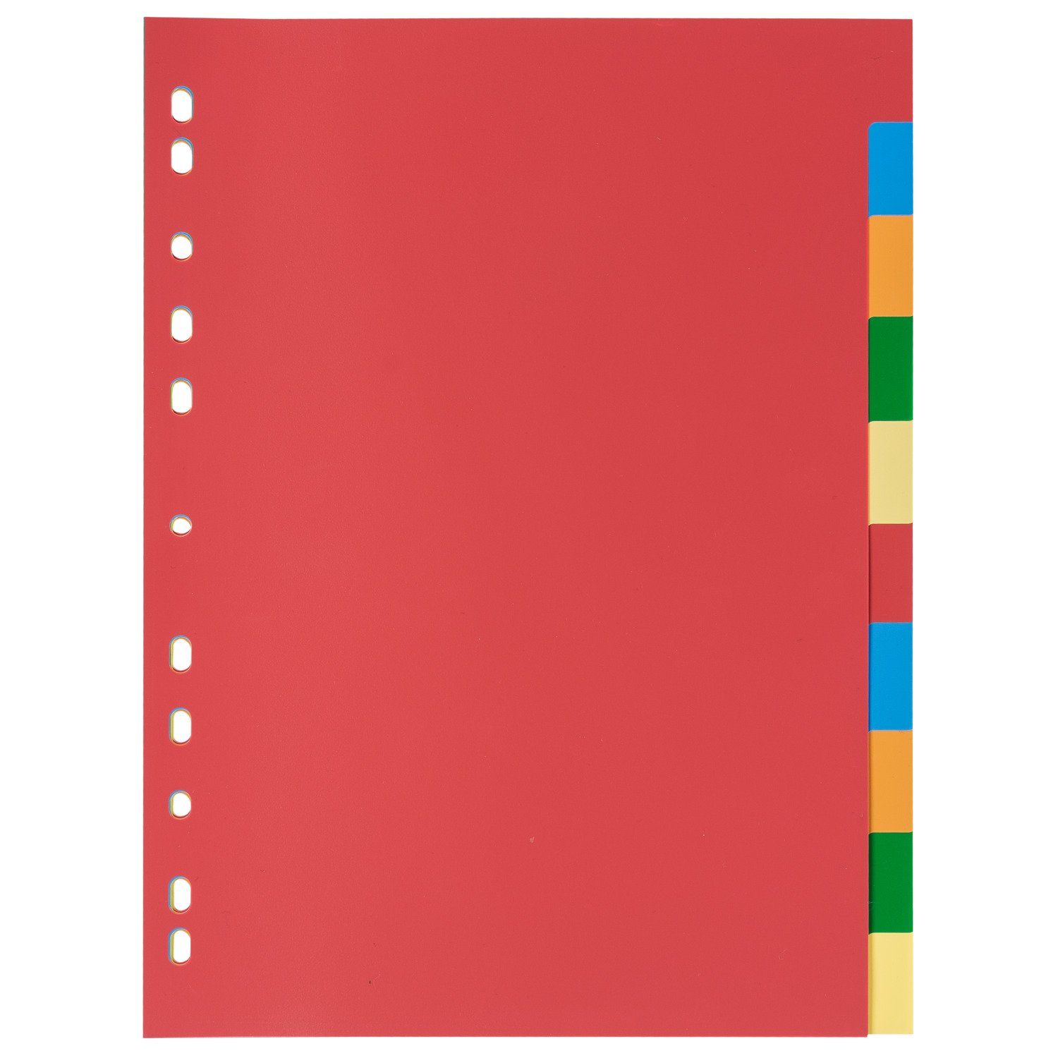 Idena Hefter Idena Kunststoffregister A4 10 teilig 120µ – Bild 4 von 5