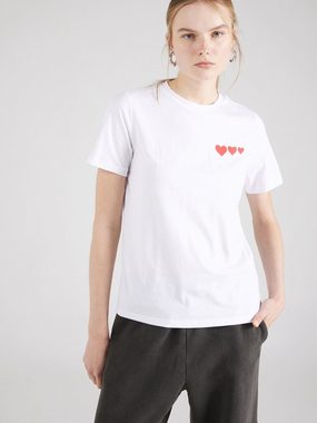pieces T-Shirt LOVE (1-tlg) Plain/ohne Details