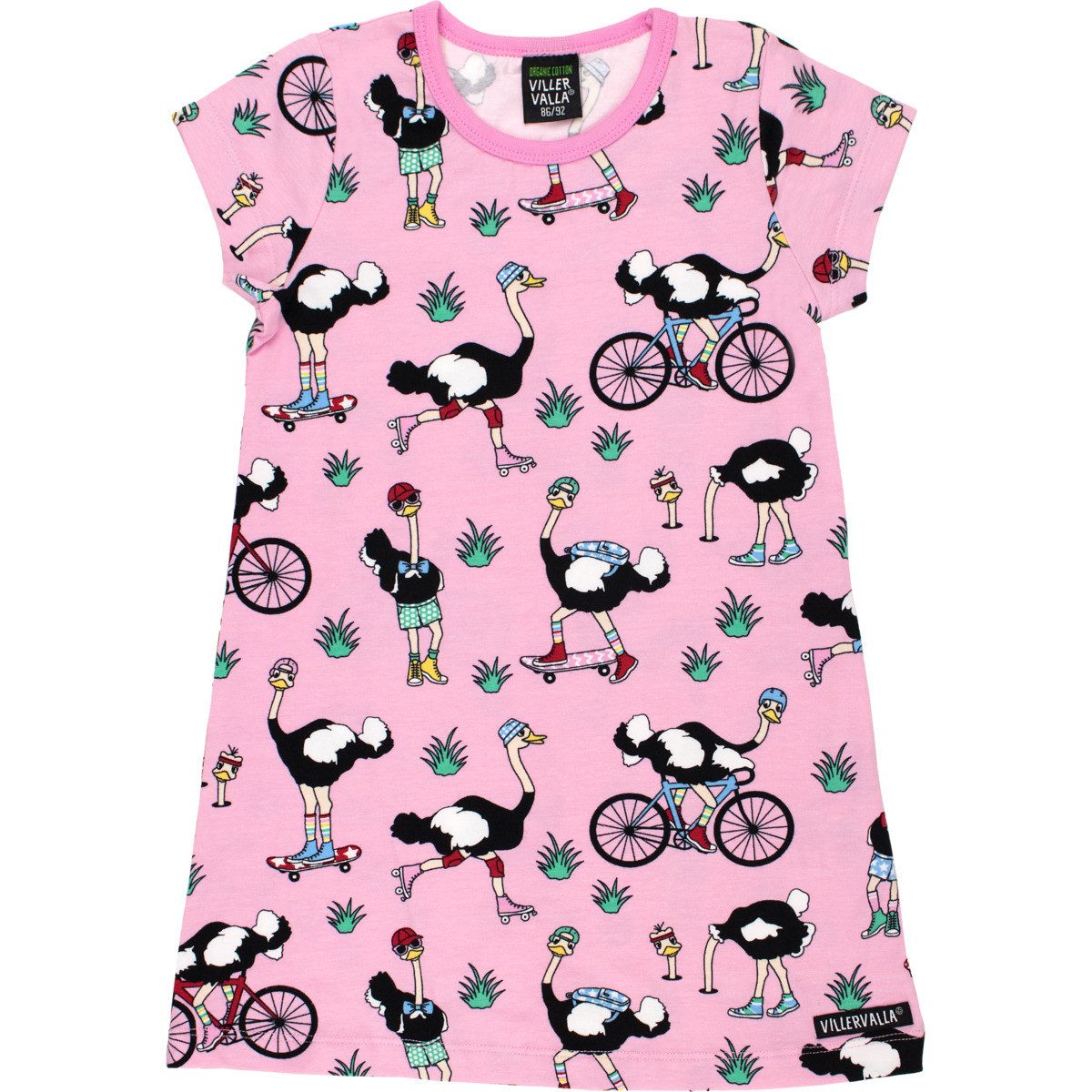 Jerseykleid Strauß Mädchen