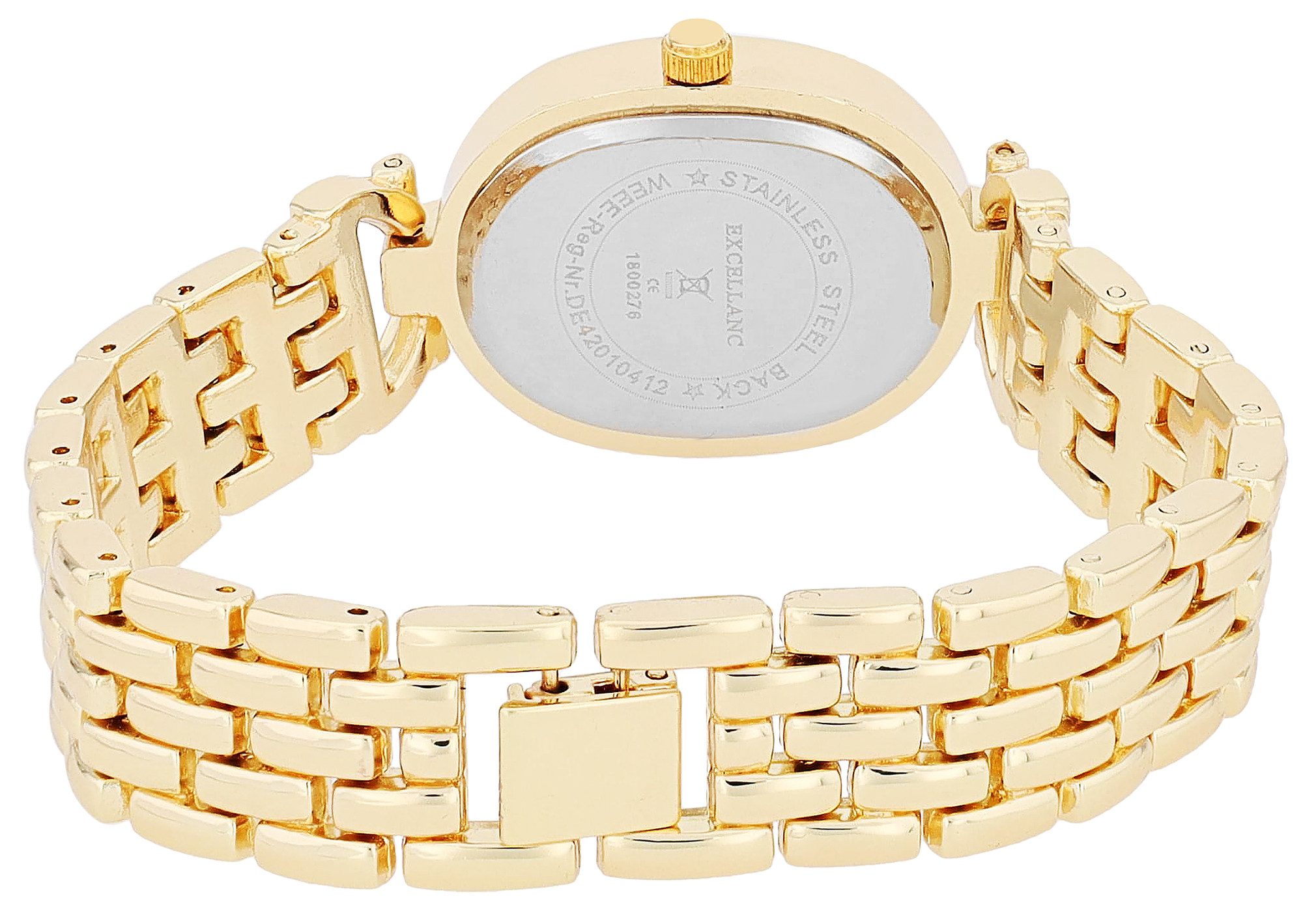 EXCELLANC Quarzuhr 1800276 Metallarmband, Oval, feminin, klassisch günstig online kaufen