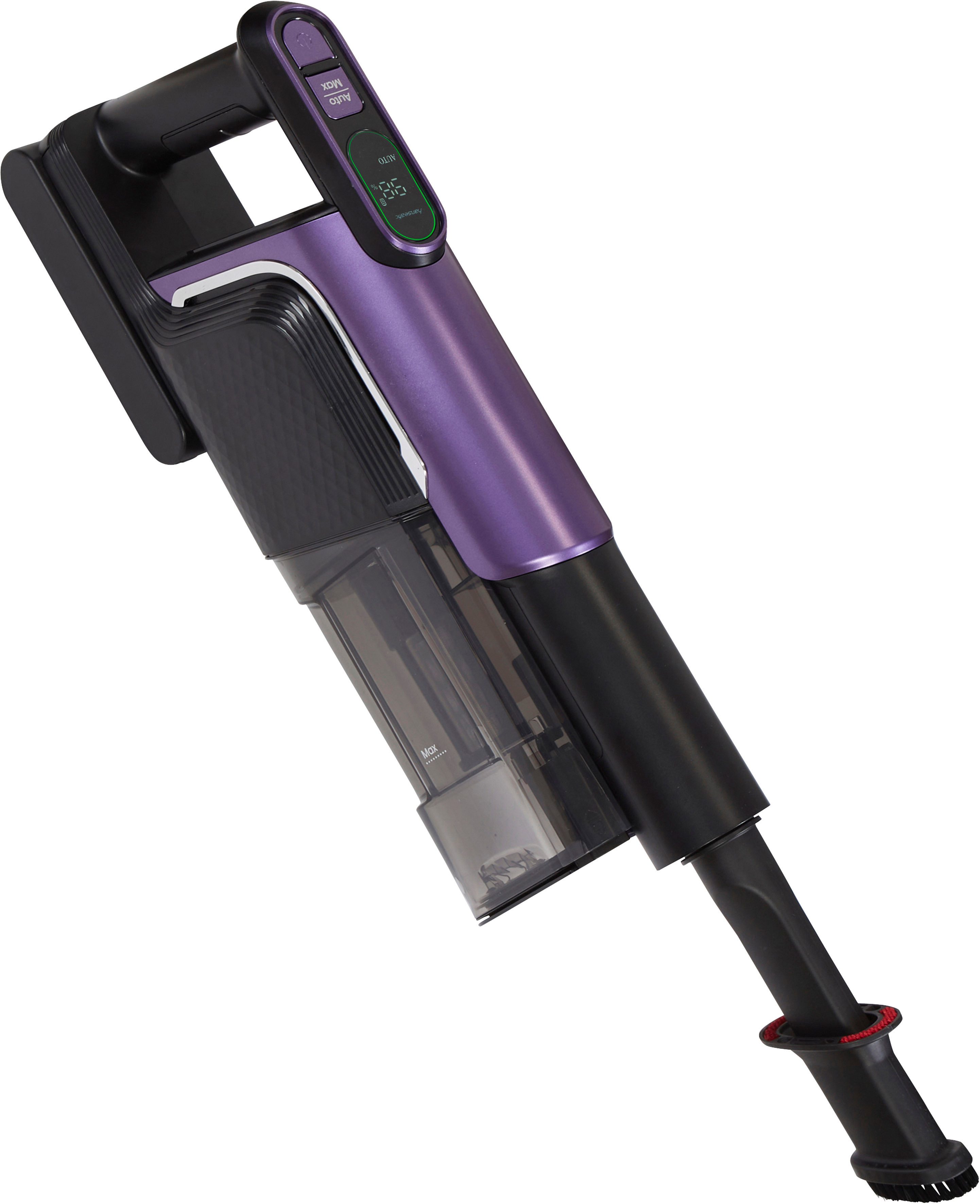 Hanseatic Akku-Bodenstaubsauger HVS330700VBCJ inkl. Turbobürste, Wandhalterung, 700 ml Staubkapazität, 330 W, beutellos, mit HEPA 13 Filter und Motorschutzfilter, 330 W Leistung