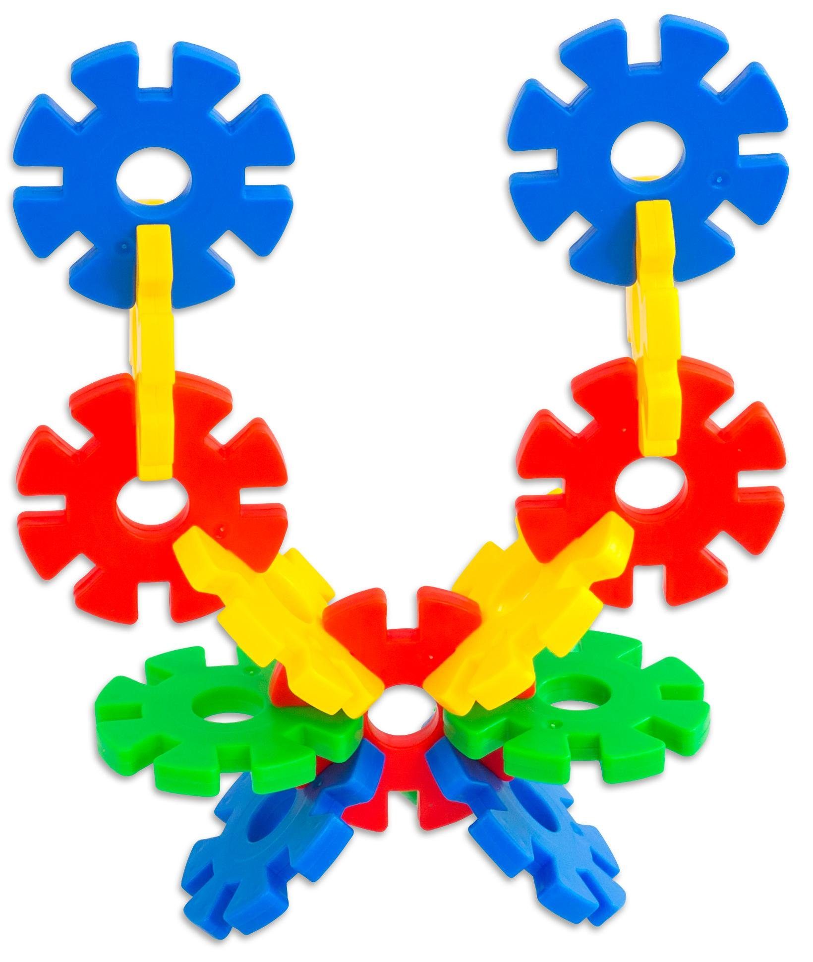 Betzold Steckspielzeug Steckblumen groß - Konstruktions-Spielzeug Steck-Spiele, (100-tlg)