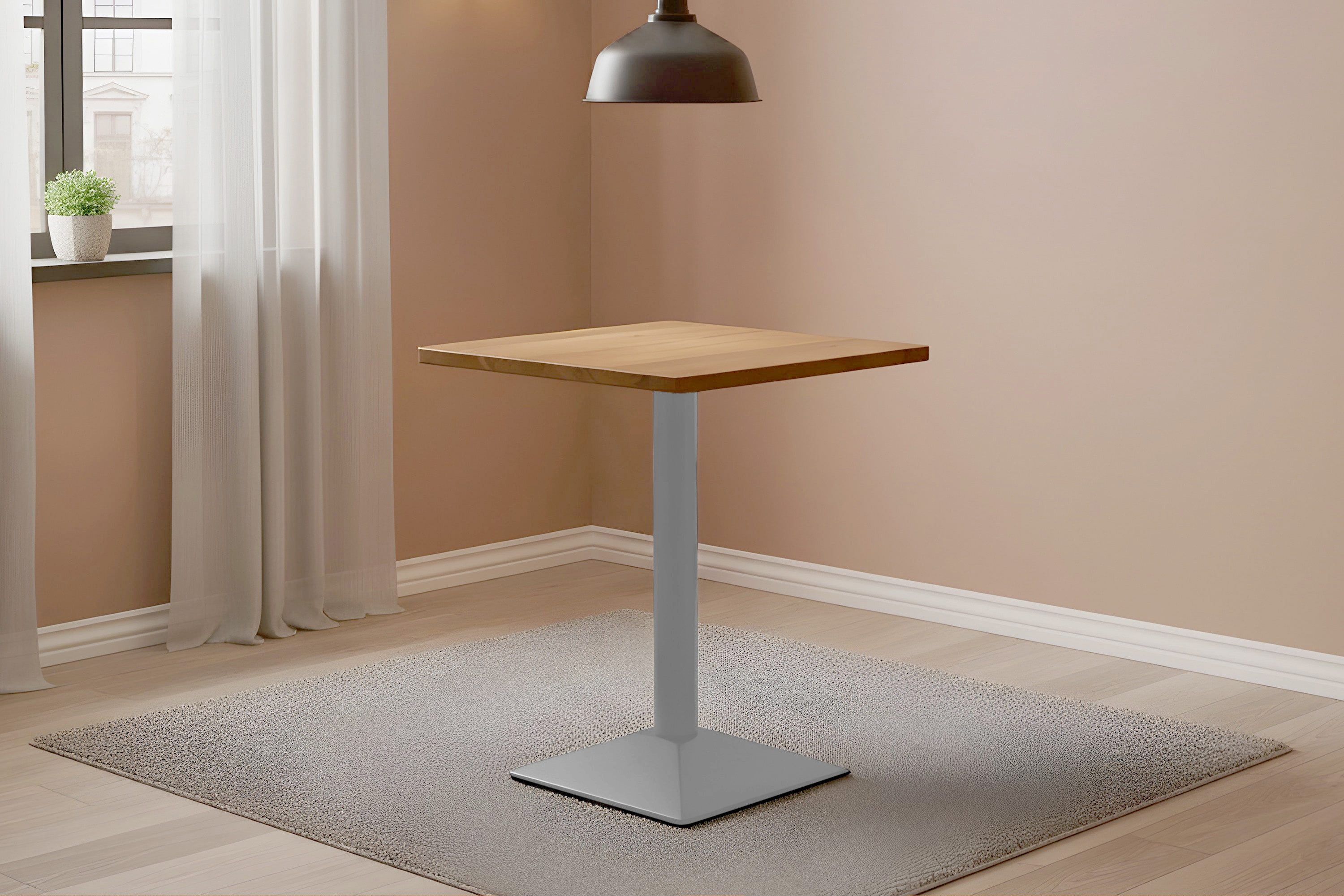 SAM® Emile, Akazienholz, Metallgestell Säulen-Form