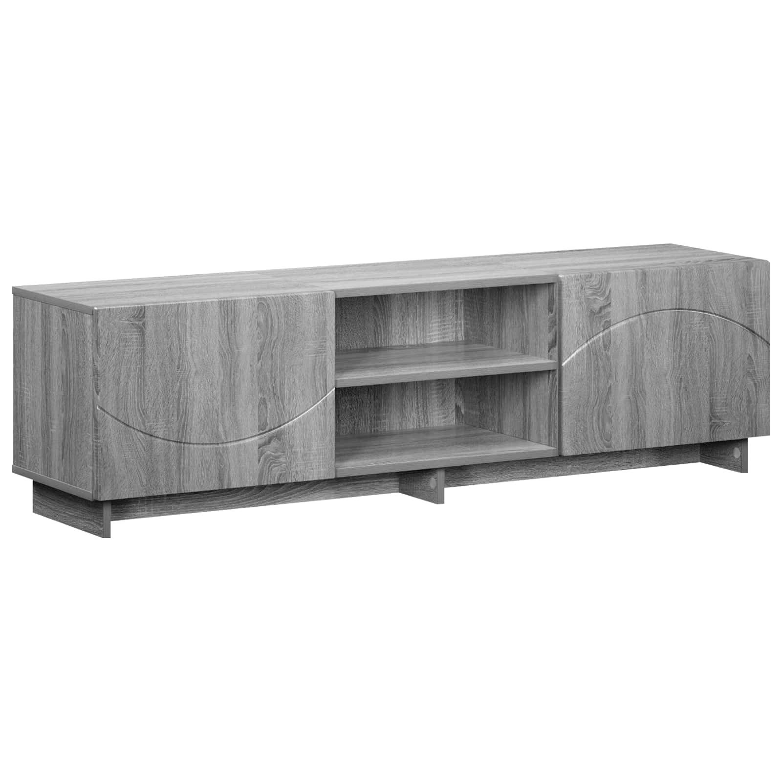 vidaXL TV-Schrank TV-Ständer 140 x 34.5 x 40 cm Sonoma-Grau Holzwerkstoff (1-St)