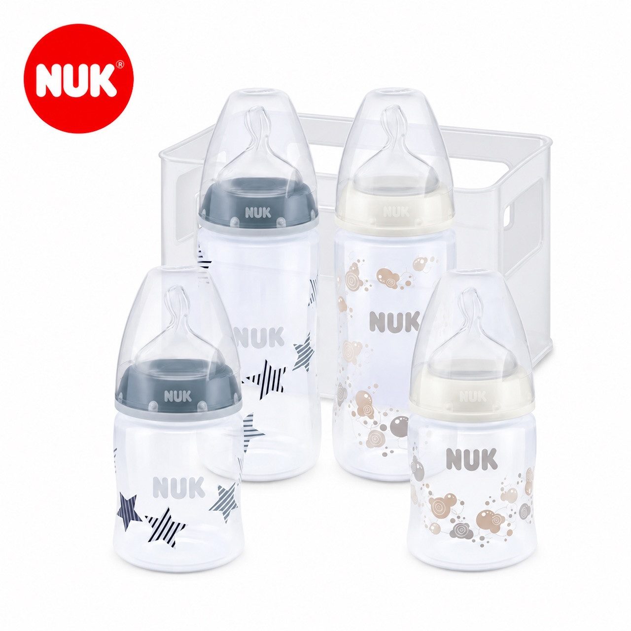 NUK Babyflasche NUK First Choice+ Babyflasche Starter Set