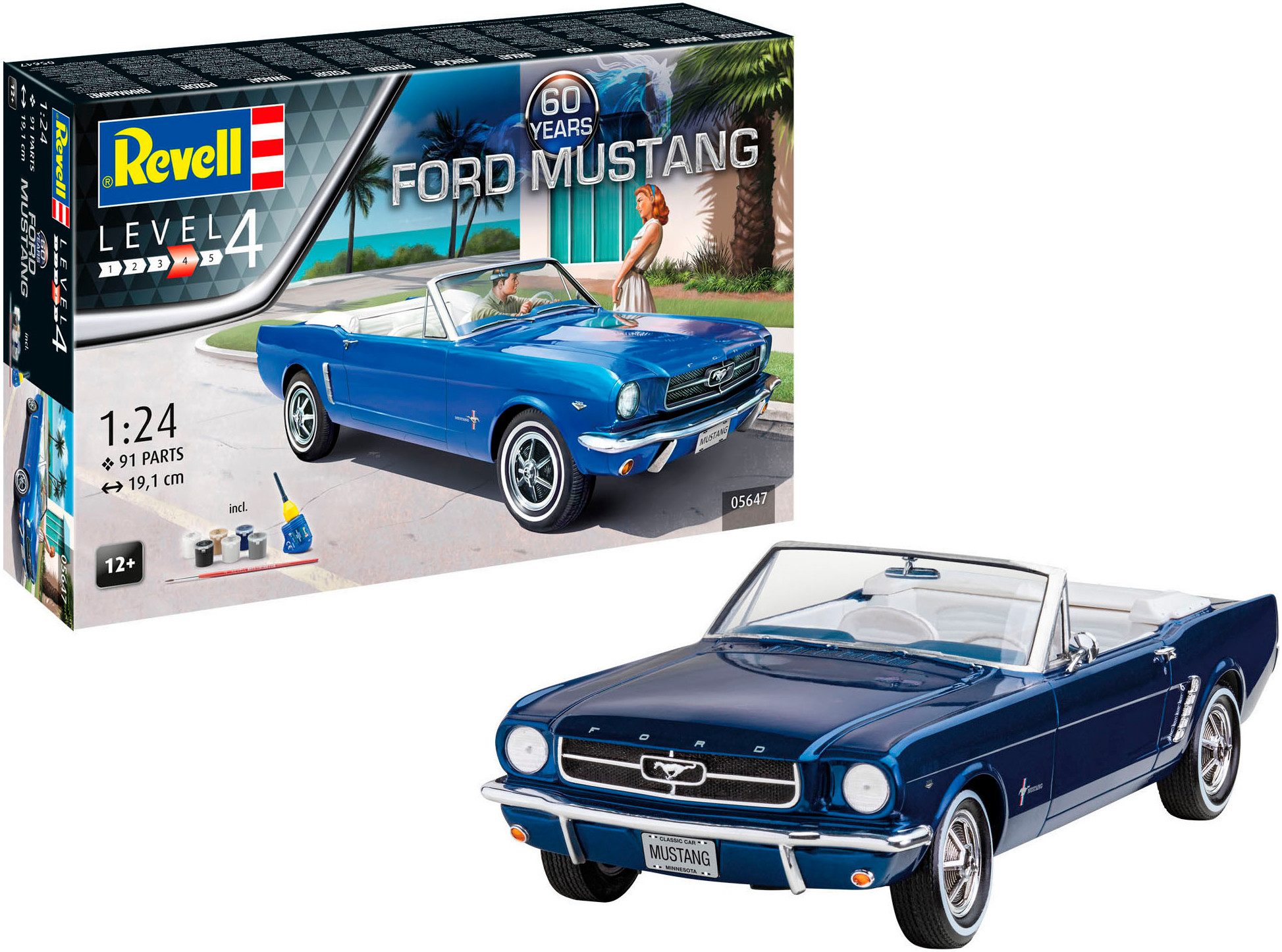 Modellbausatz Geschenkset 60 Jahre Ford Mustang