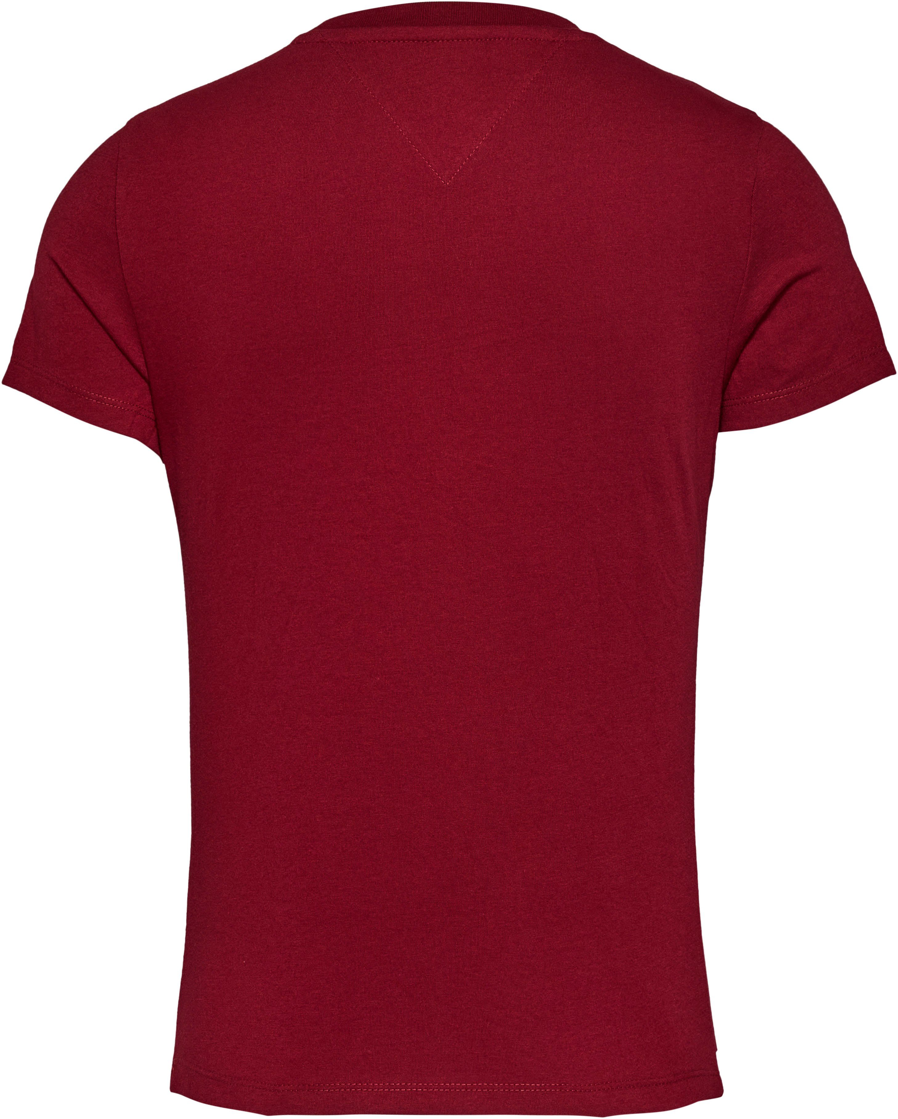 Tommy Jeans Rundhalsshirt TJW SLIM ESSENTIAL LOGO 1 SS EXT mit Tommy Jeans Logoschriftzug, Rundhals