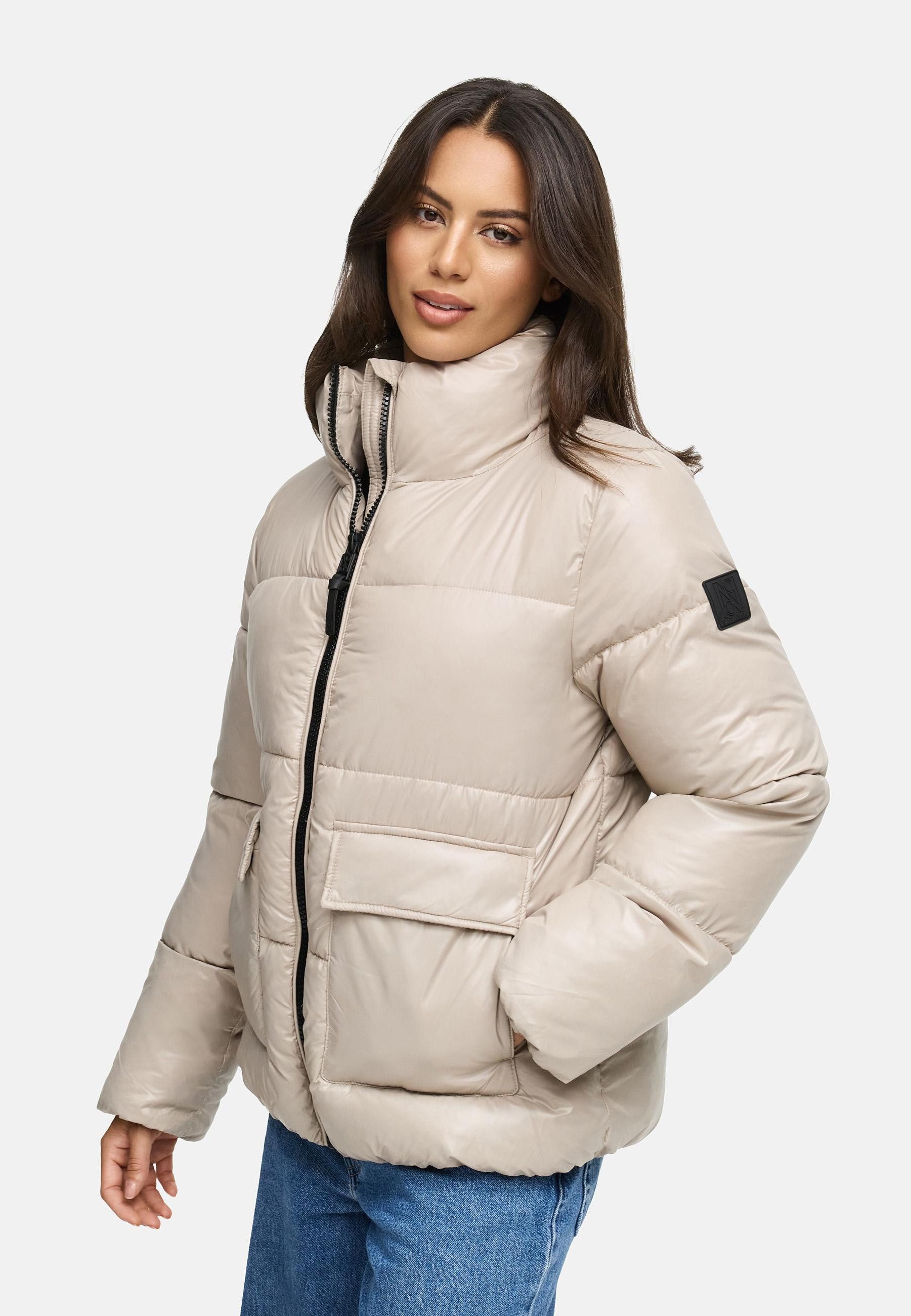 Navahoo Kurzjacke Eispracht 14 Kurze gesteppte Damen Winterjacke