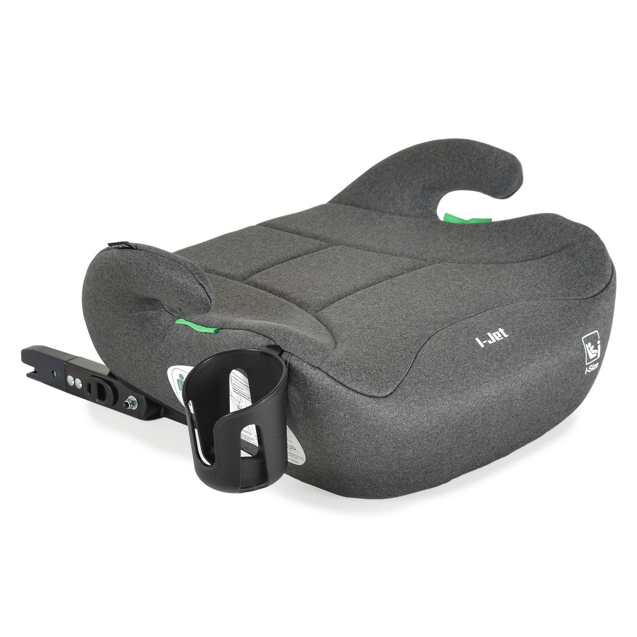 Moni Kindersitzerhöhung Kindersitz, Sitzerhöhung i-Jet, ab: 4, bis: 12, (125-150cm) Gruppe 3, Getränkehalter Isofix