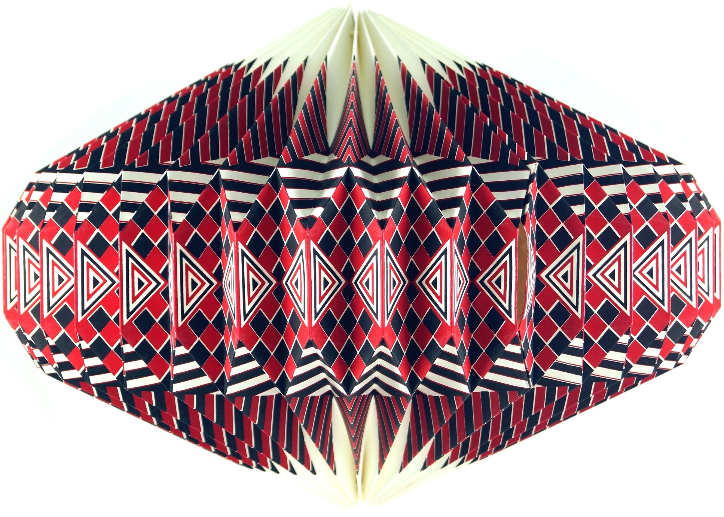 Guru-Shop Lampenschirm Origami Design Papier Lampenschirm - Modell Ufo..