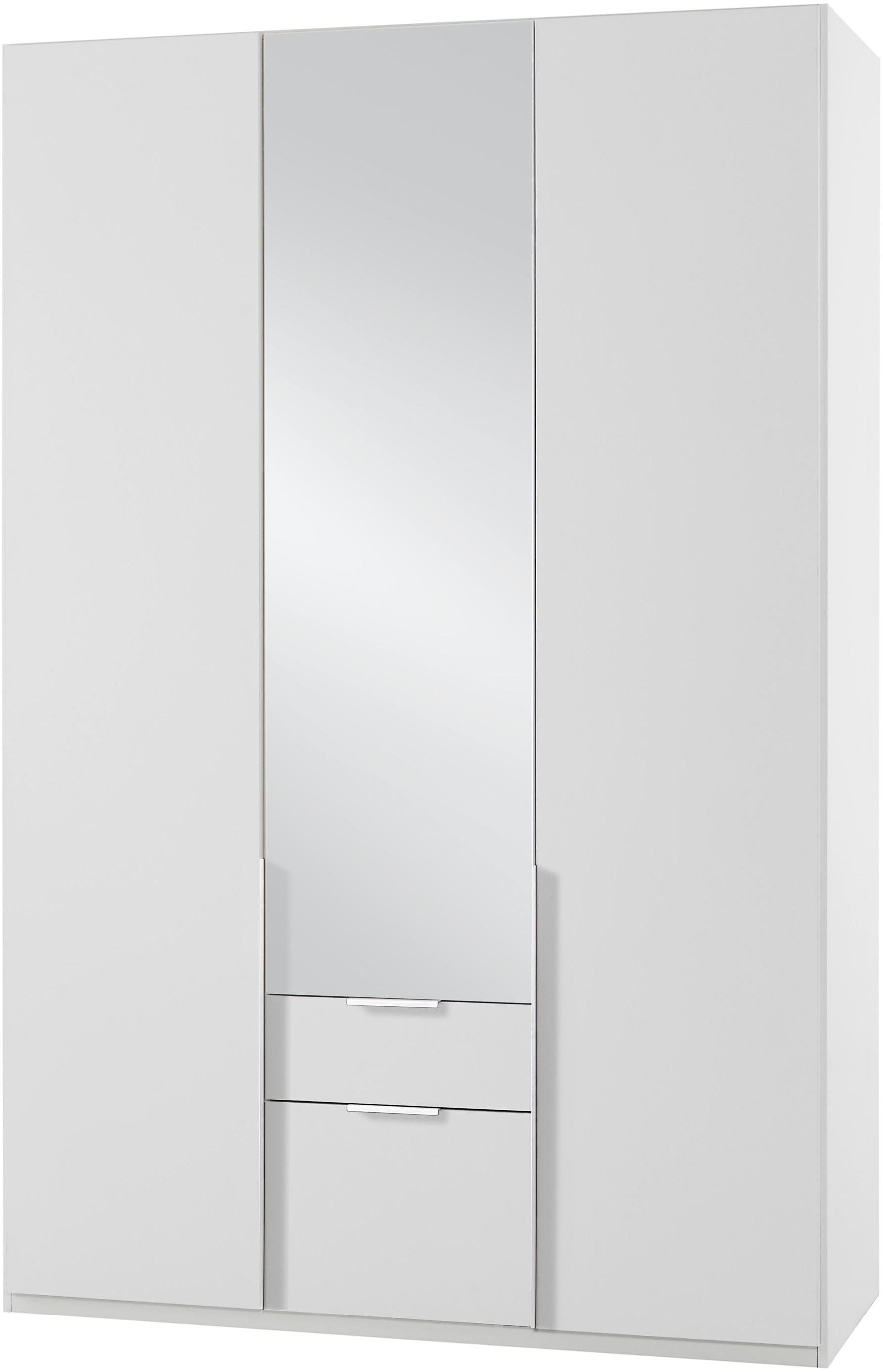 Wimex Kleiderschrank New York mit Spiegeltür weiß/Spiegel | Kleiderschränke
