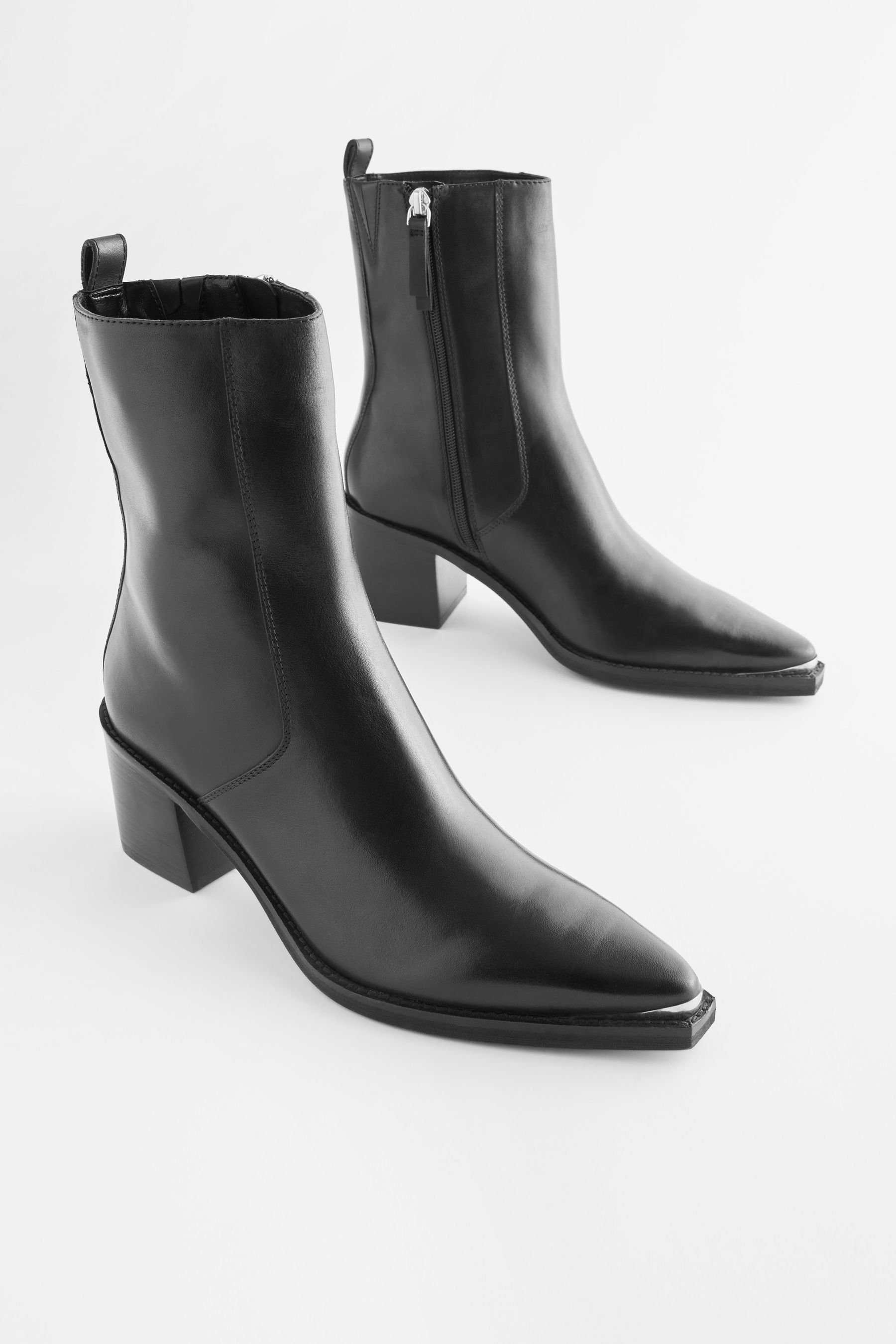 Next Forever Comfort Stiefelette mit geformter Spitze Ankleboots 1 tlg