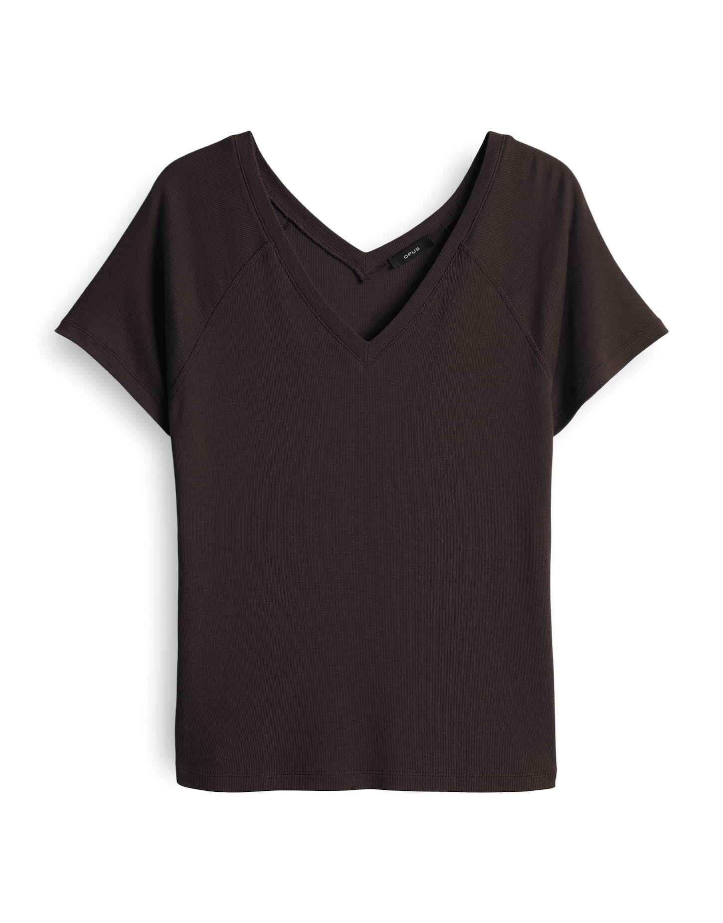 OPUS Kurzarmshirt SAVELLA Slim mit feiner günstig online kaufen