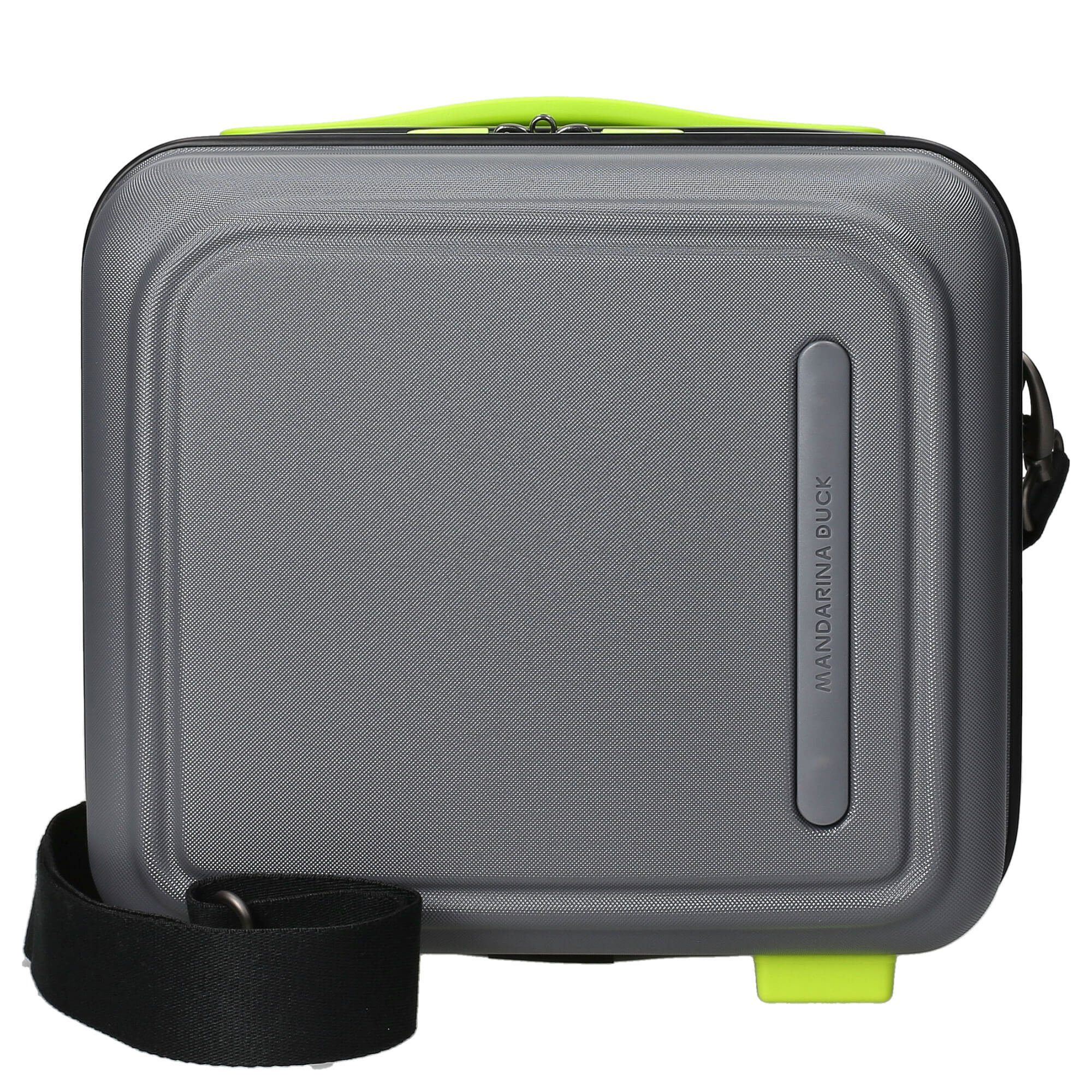 Mandarina Duck Beautycase Logoduck+ - Beautycase 27 cm gray & lime