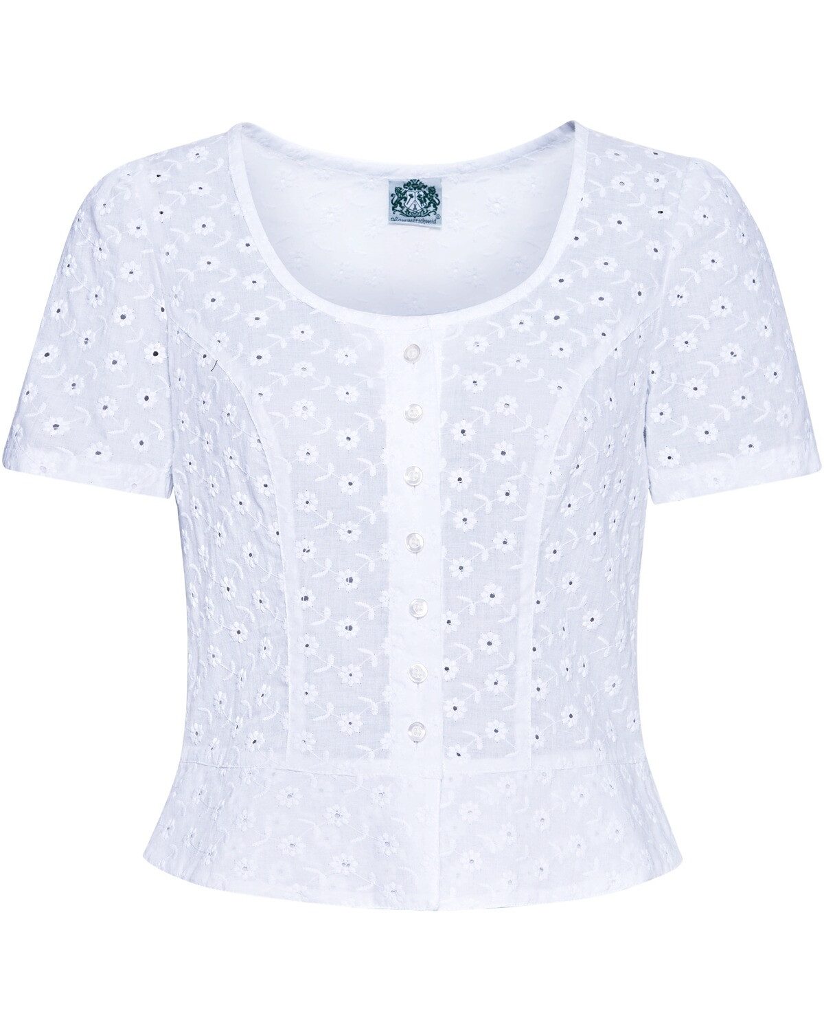 Trachtenbluse Halbarm-Bluse Manuela