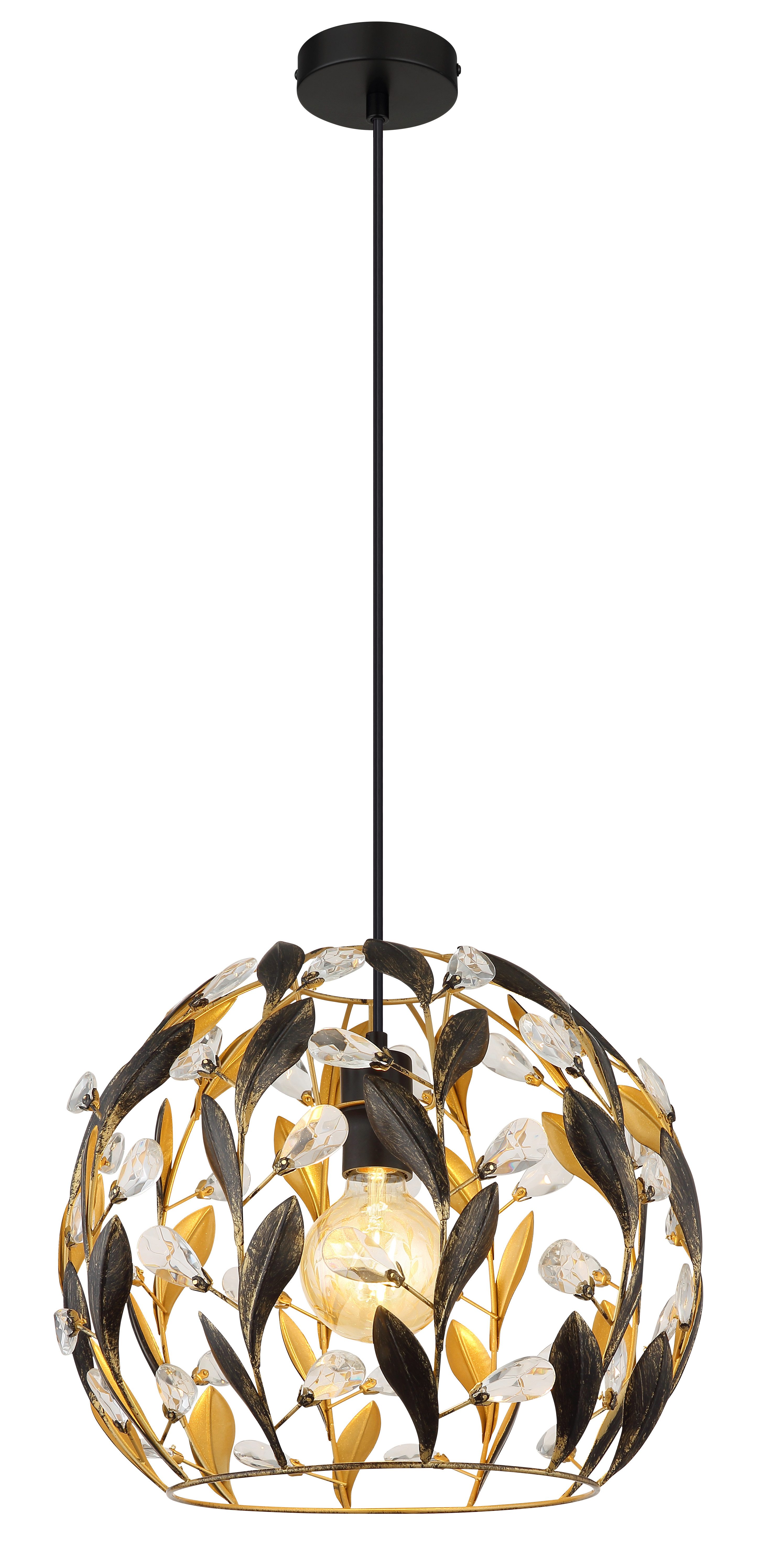 GLOBO LIGHTING Hängeleuchte MIKA, ohne Leuchtmittel, Hängelampe Esszimmer-Leuchte Esstischleuchte Wohnzimmer