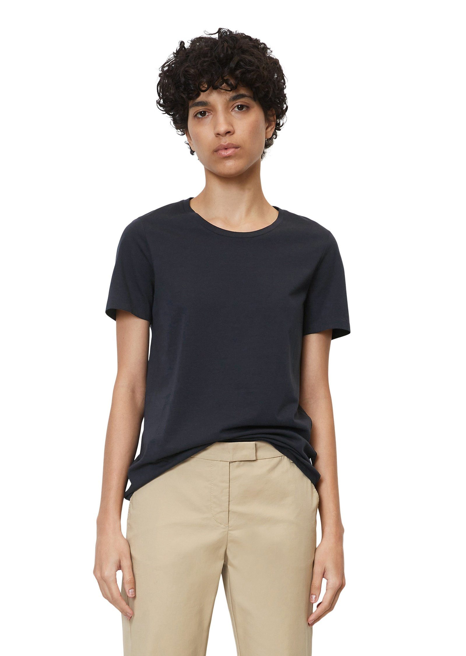 Marc O'Polo T-Shirt aus Organic Cotton blau