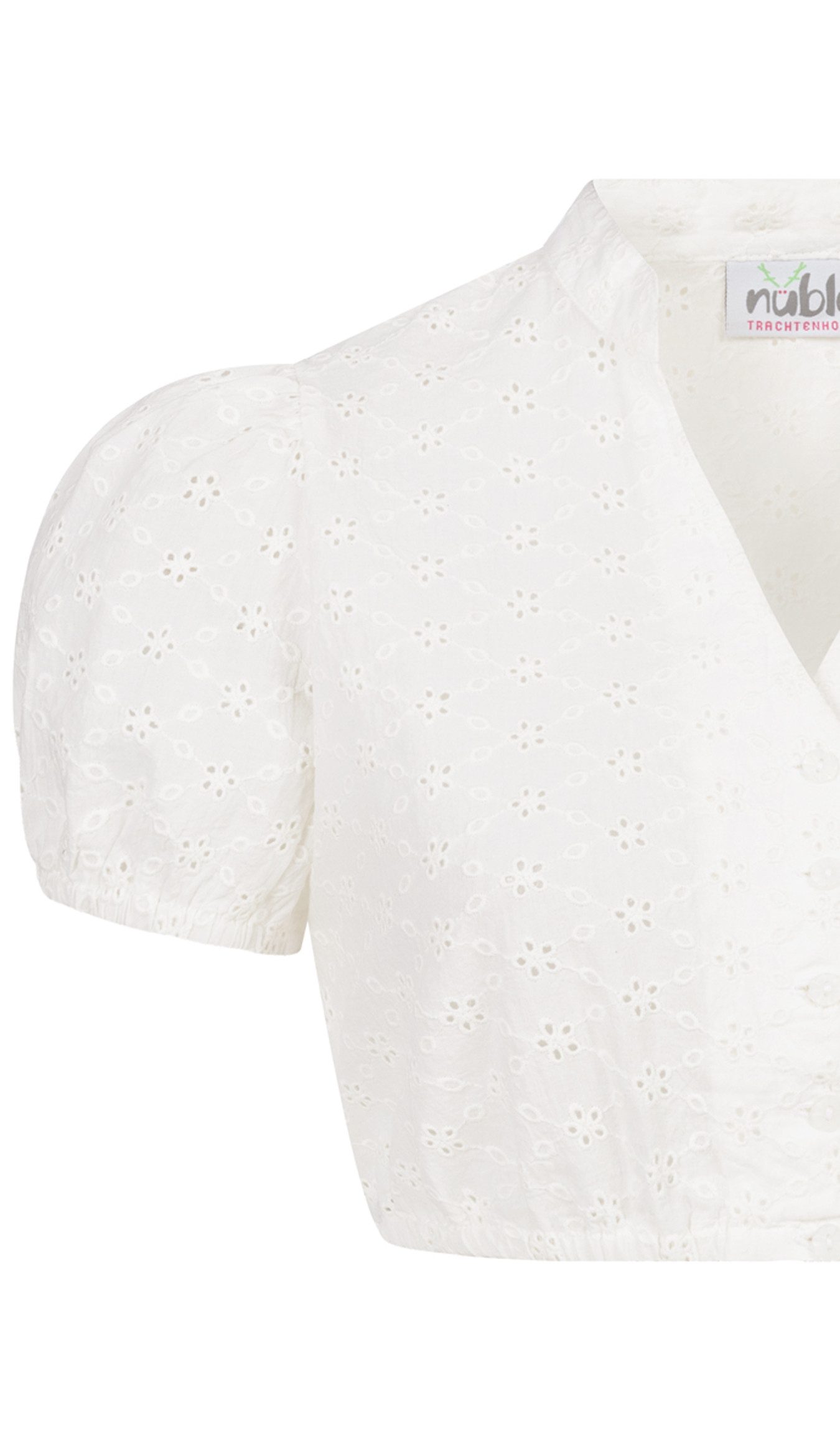 Nübler Dirndlbluse Dirndlbluse kurzarm Valentina in Creme von Nübler