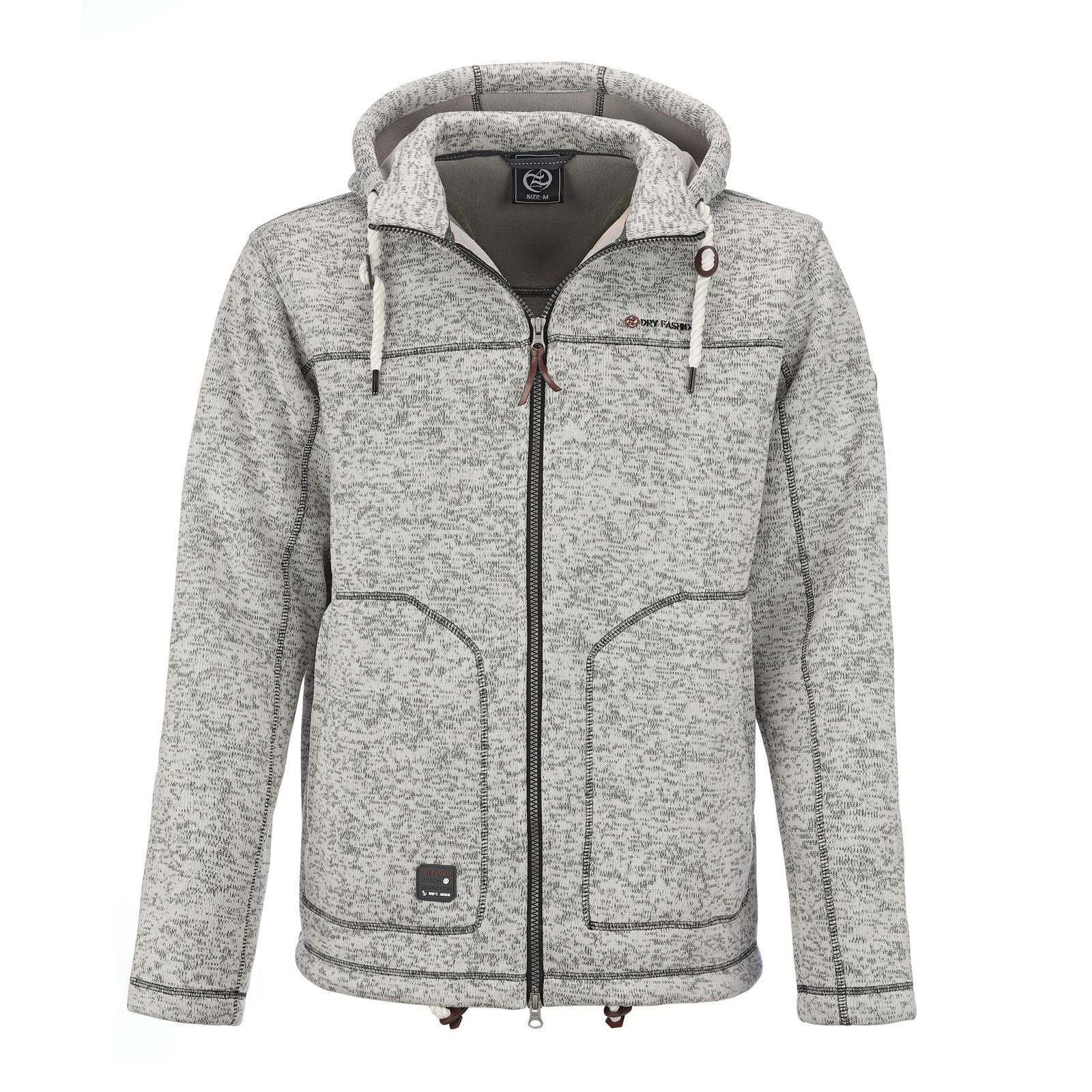 Dry Fashion Fleecejacke Herren Jacke Strickjacke günstig online kaufen