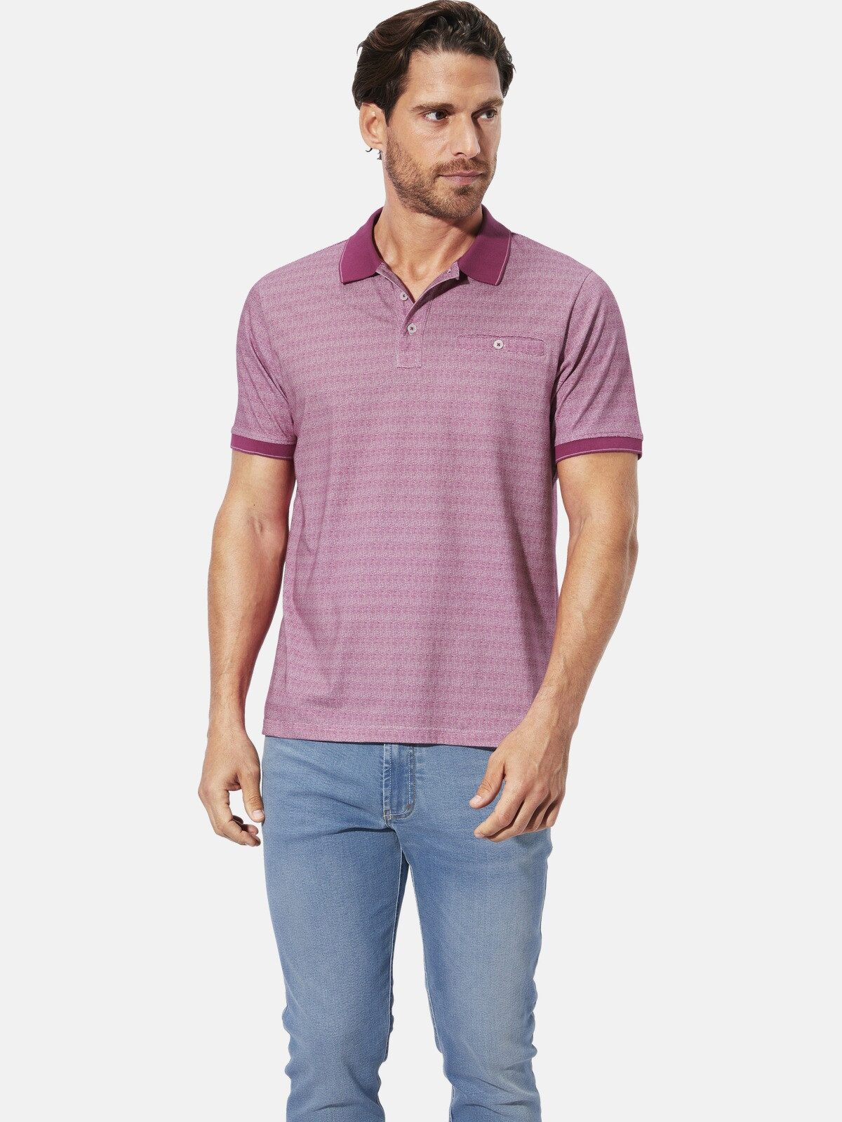 Babista Poloshirt ORDOR mit Jacquardmuster günstig online kaufen
