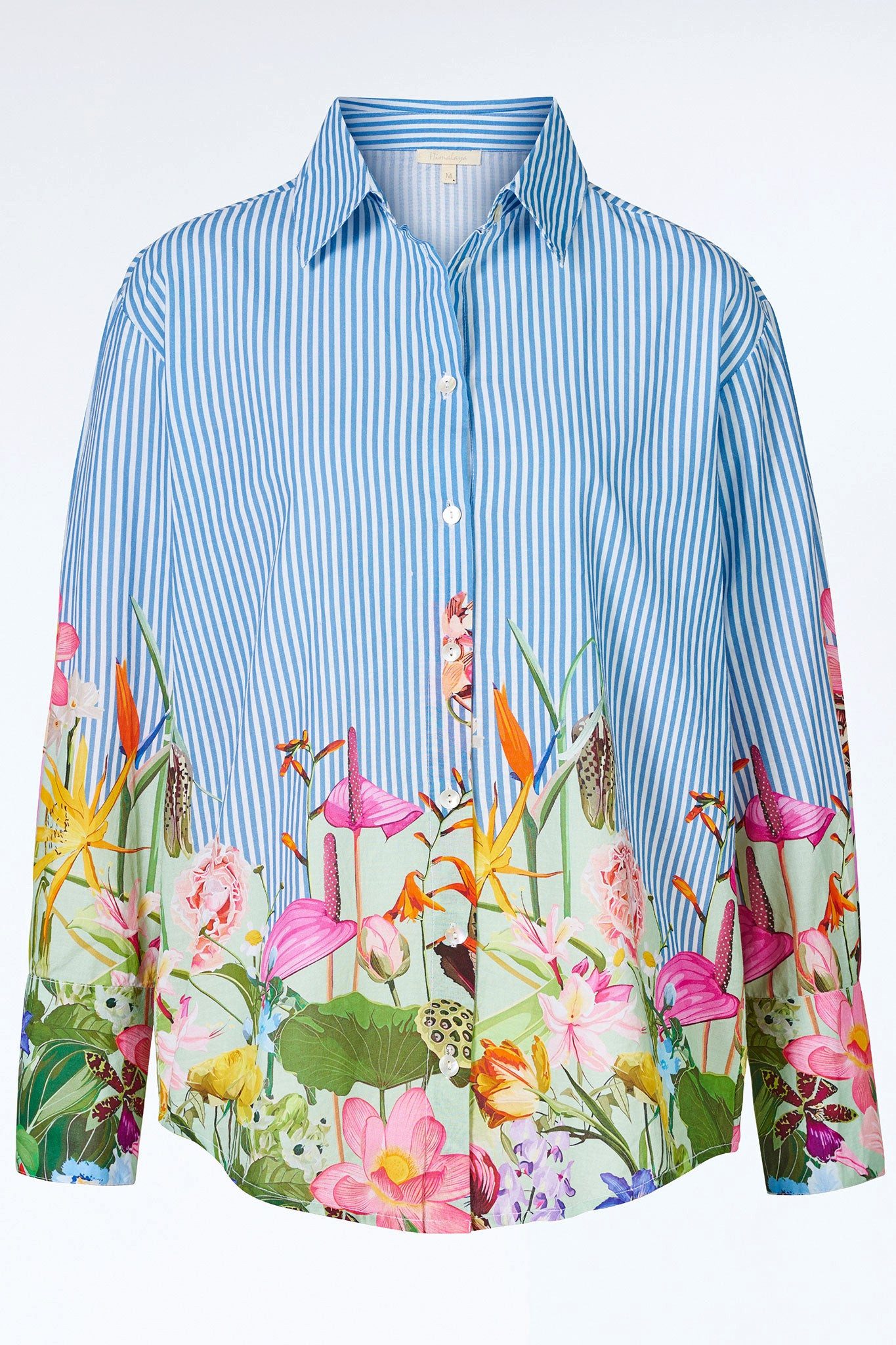 Himalaya Clothing Langarmbluse Gestreifte Bluse Damen aus Baumwolle mit exo günstig online kaufen