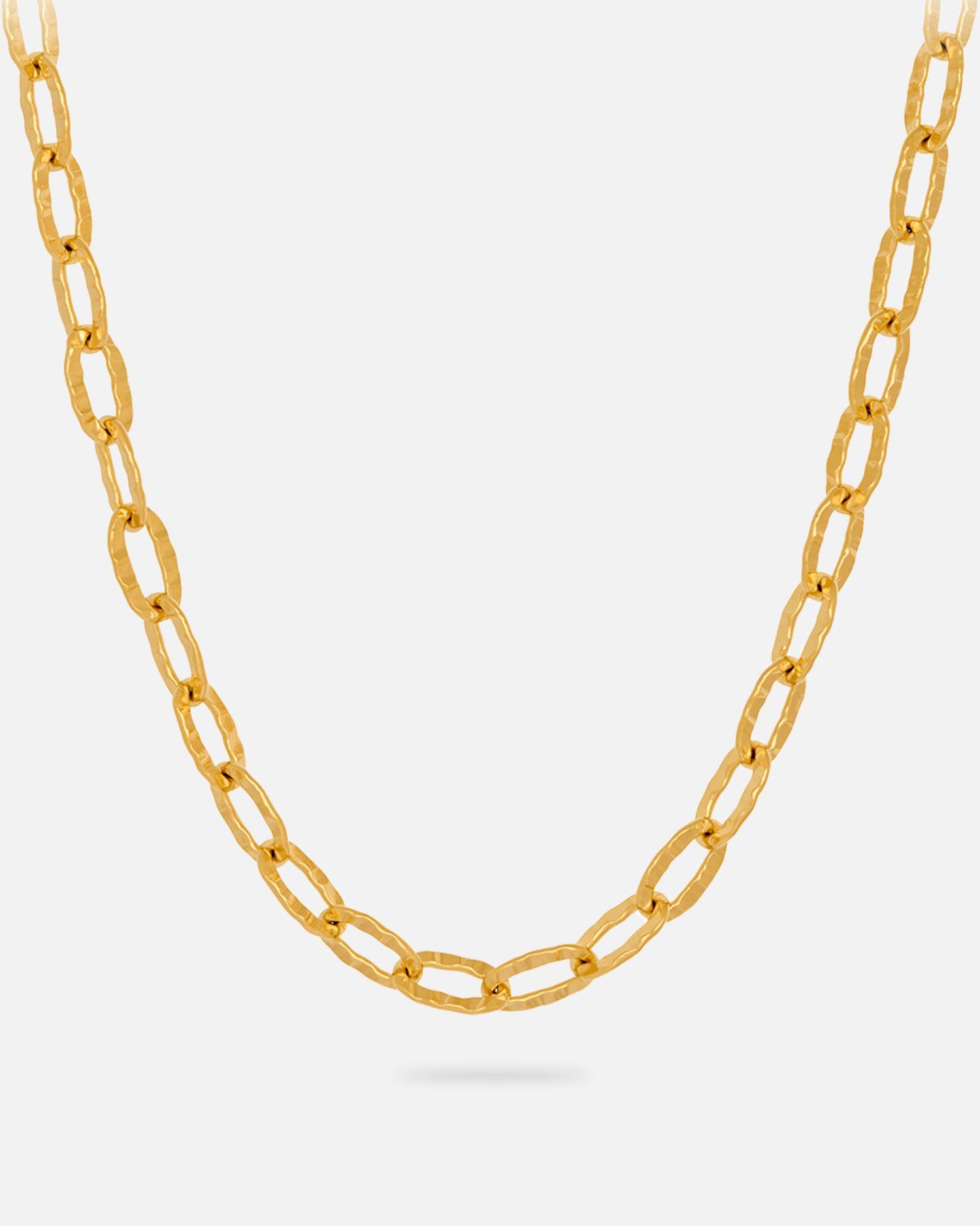 Ines Damen Vergoldet, Karat Halskette Kette Anhänger Corydon ohne Silber Pernille vergoldet 925, 18 Kette