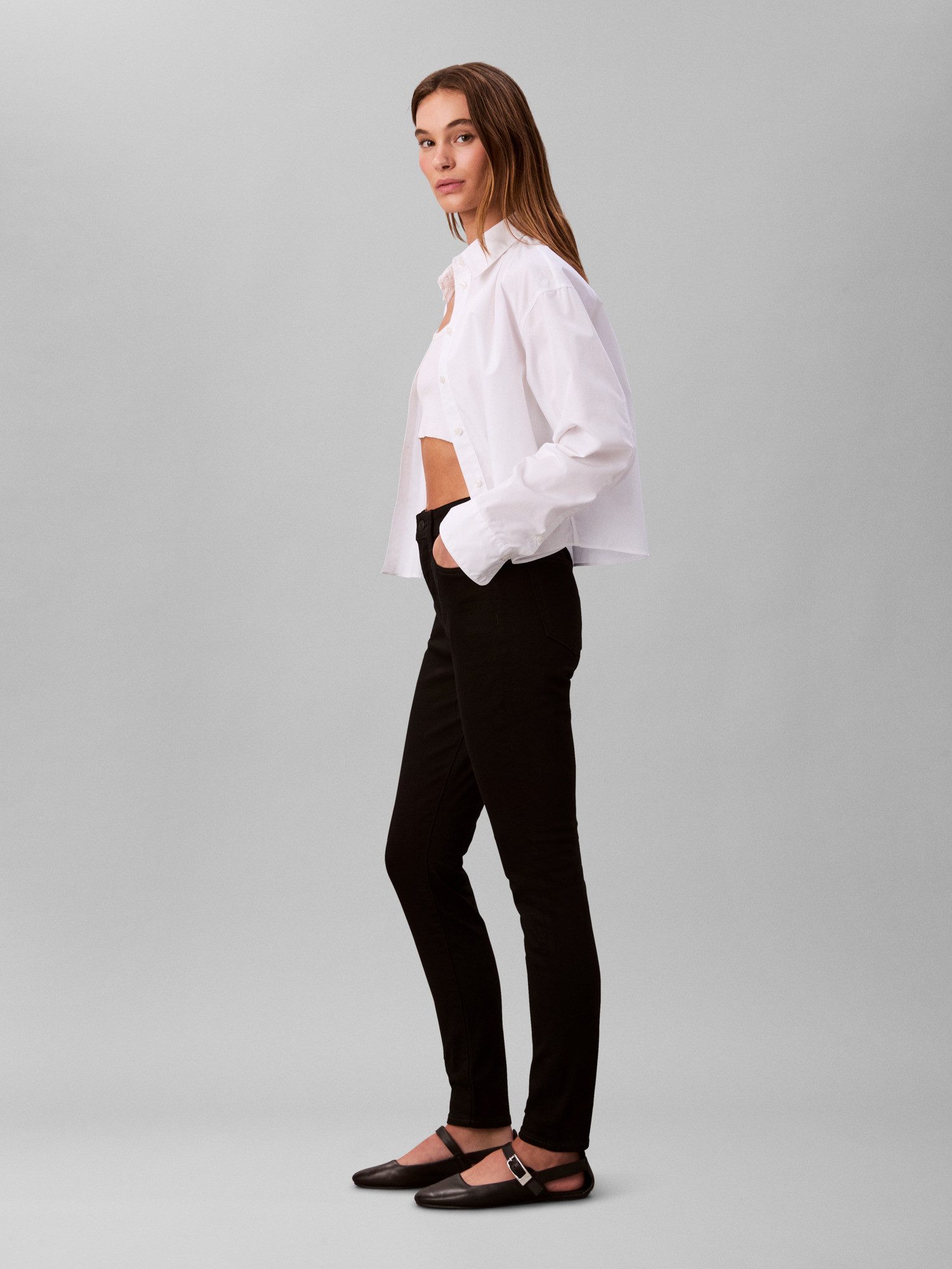 Calvin Klein Jeans Skinny-fit-Jeans HIGH RISE klassische schmalgeschnittene Jeans