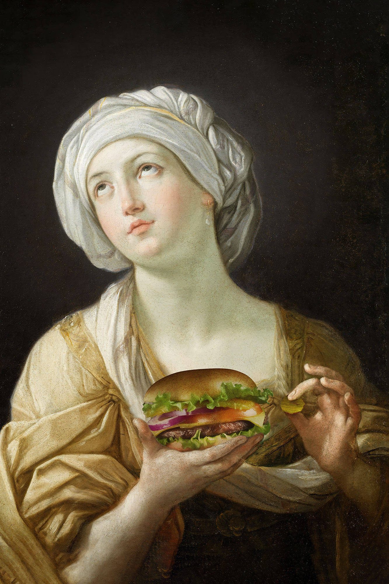 Komar Leinwandbild Heal-thy Burger