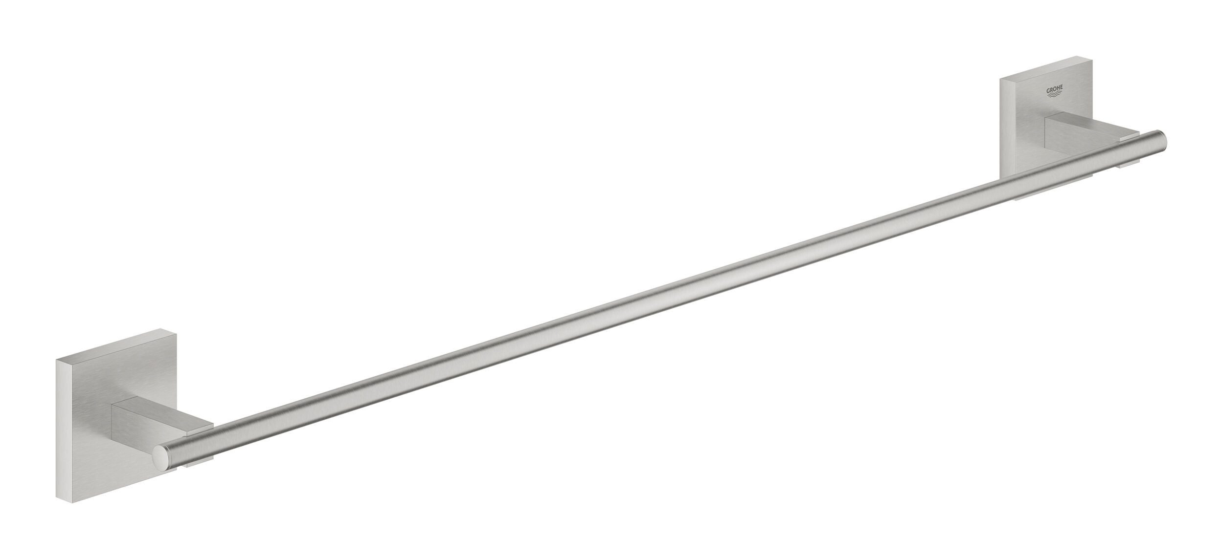 Grohe Handtuchhalter Start Cube, Badetuchhalter 600 mm - Supersteel
