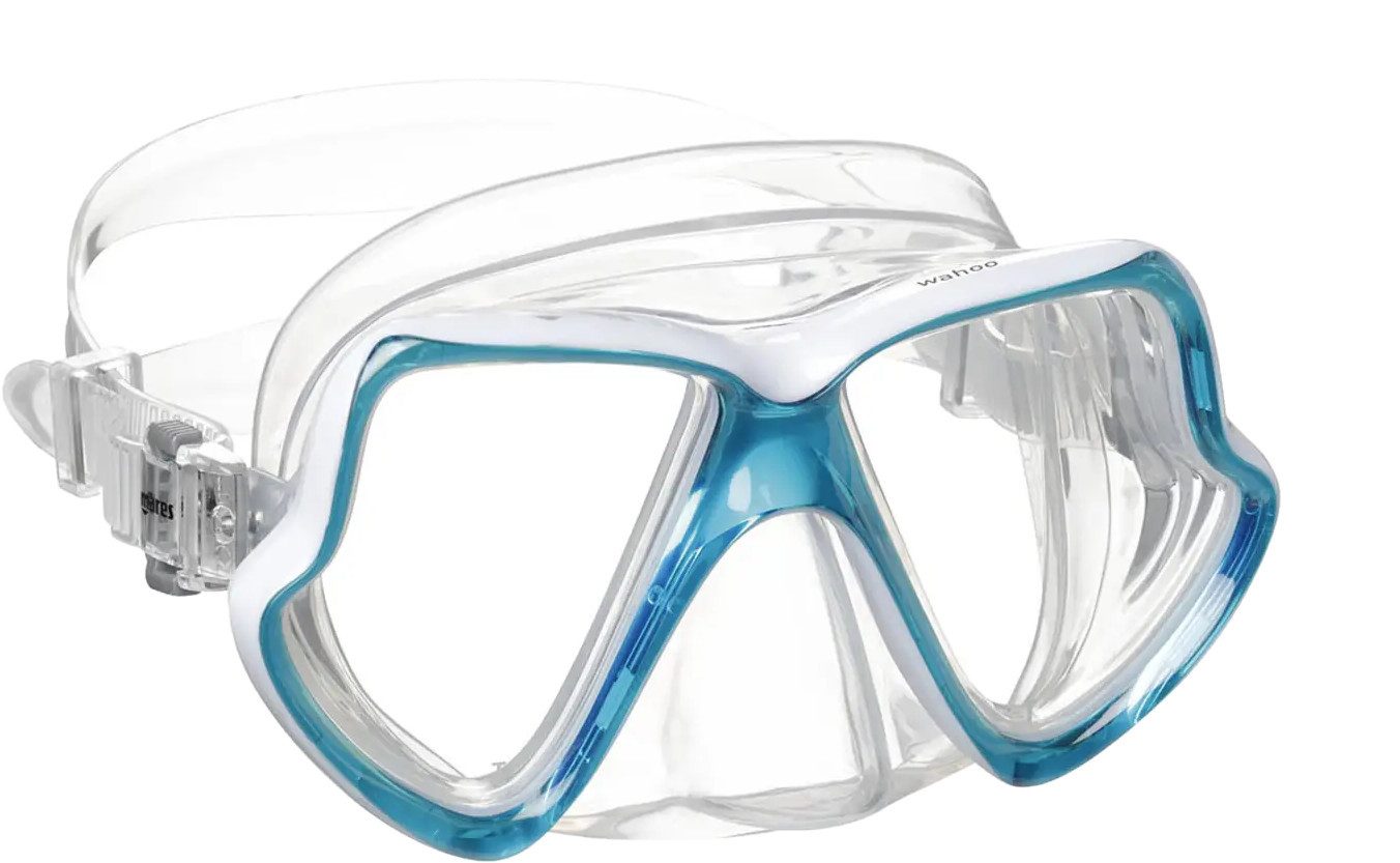 Mares Tauchermaske Mask WAHOO AQUA WHITE CLEAR