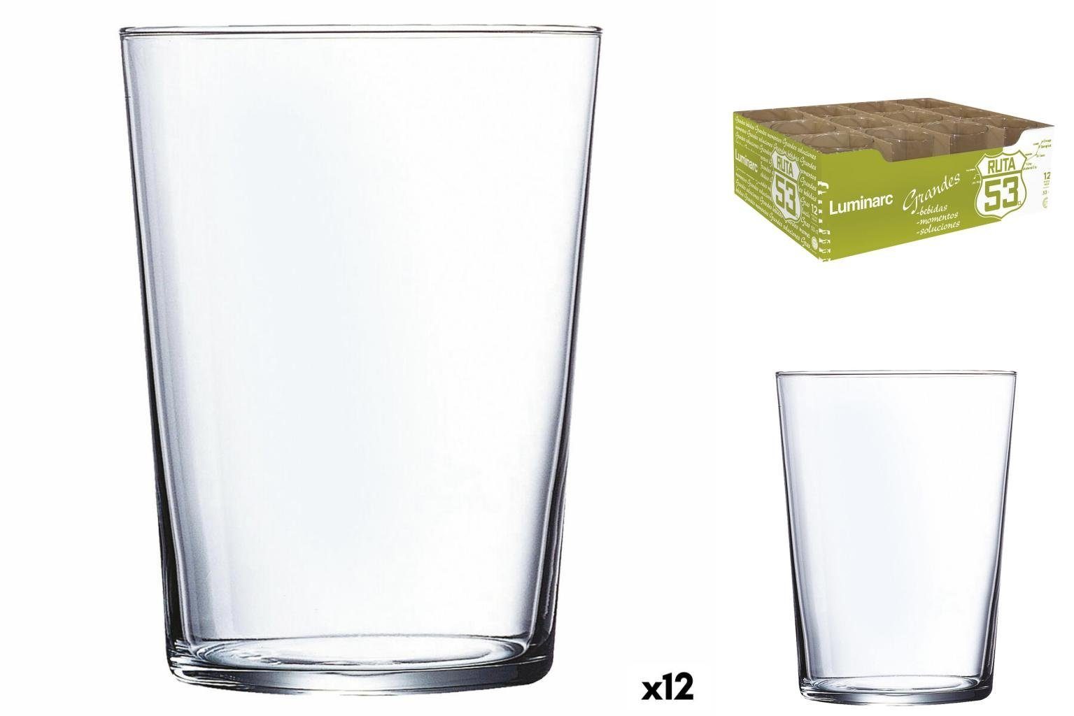 Becher Glas Ruta Glas Glas Durchsichtig 12 Stück, Luminarc 530 53 ml Luminarc
