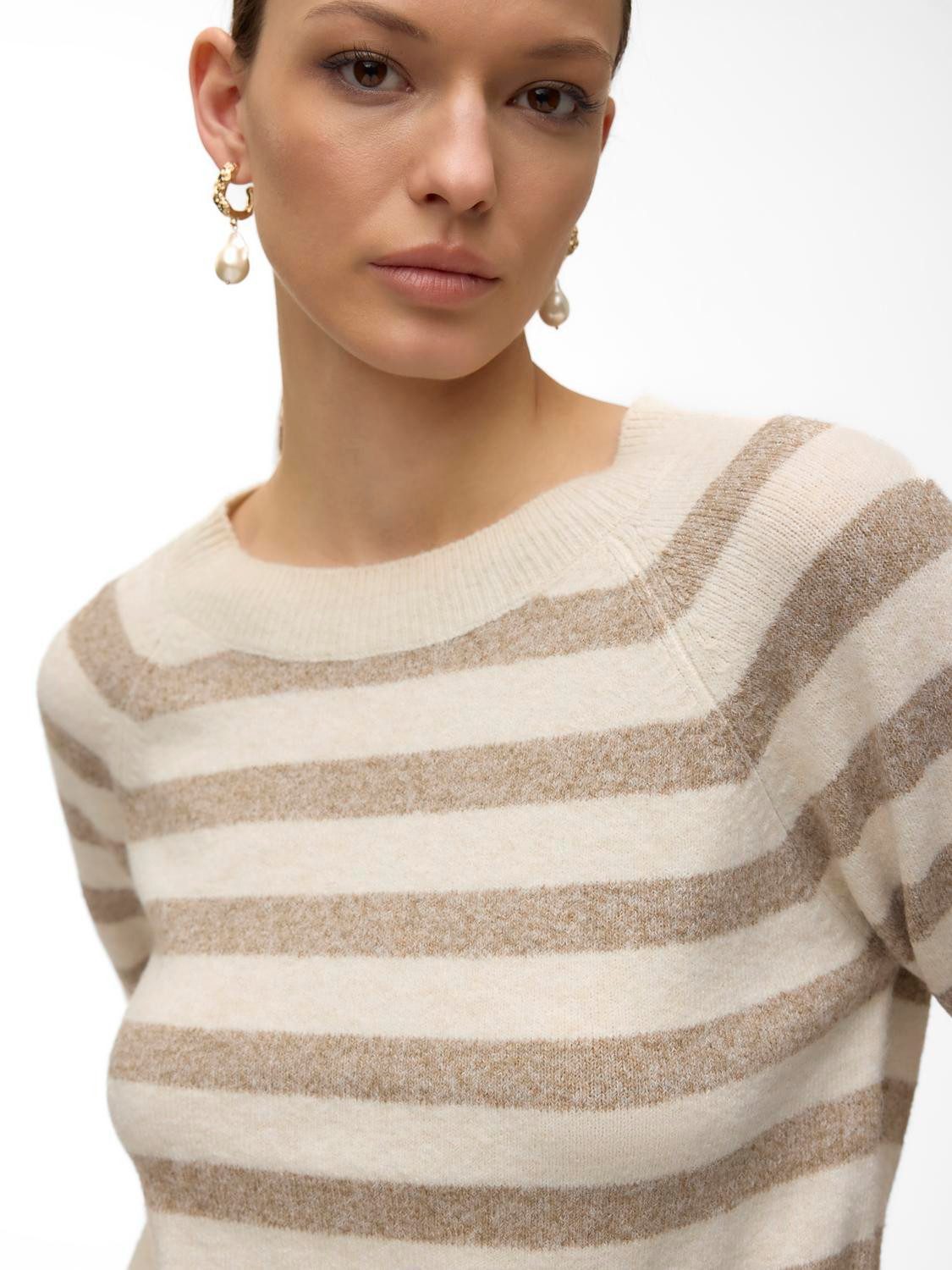 Birch Stripes BROWN MELANGE