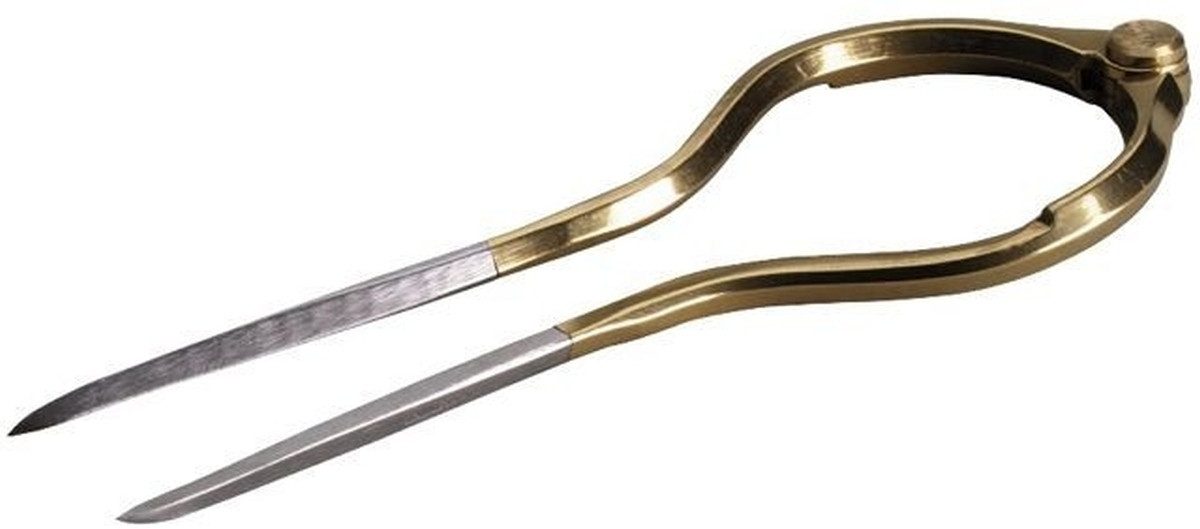 ALCO Zirkel Einhand-Marinezirkel 190mm messingfarben poliert zaponiert