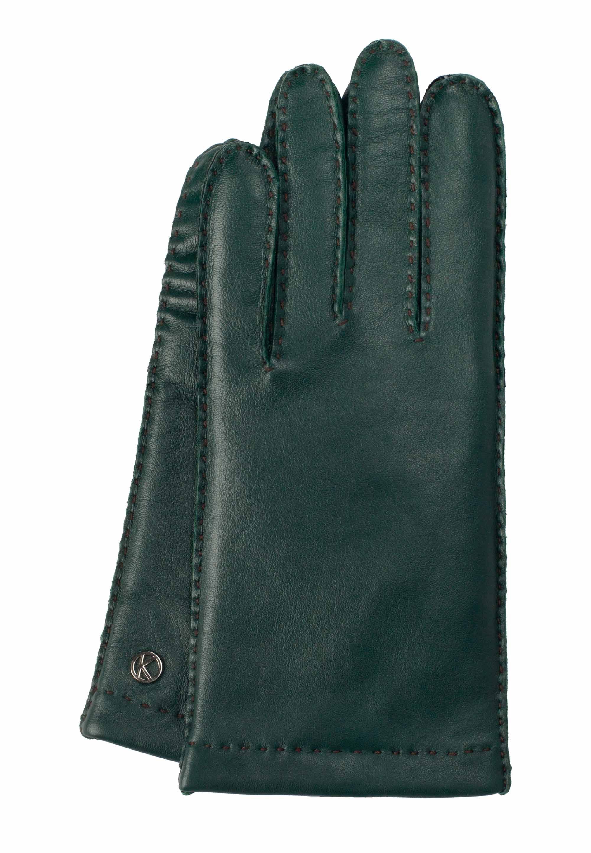 KESSLER Lederhandschuhe MILLIE (Paar, 1-St., Перчатки) Leather Working Group zertifiziertes Leder, kuscheliges Plüschfutter