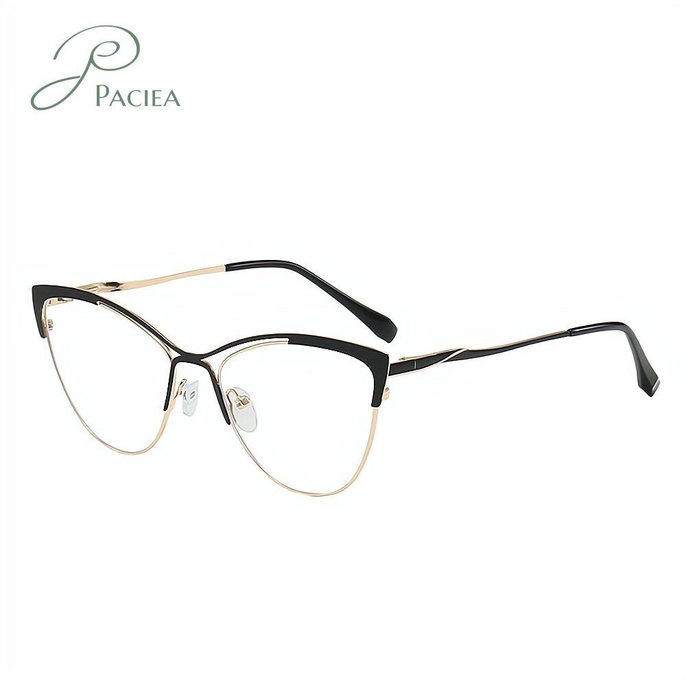 PACIEA Brille Blaue lichtbeständige Arbeitsbrille, Computerbrille gelb