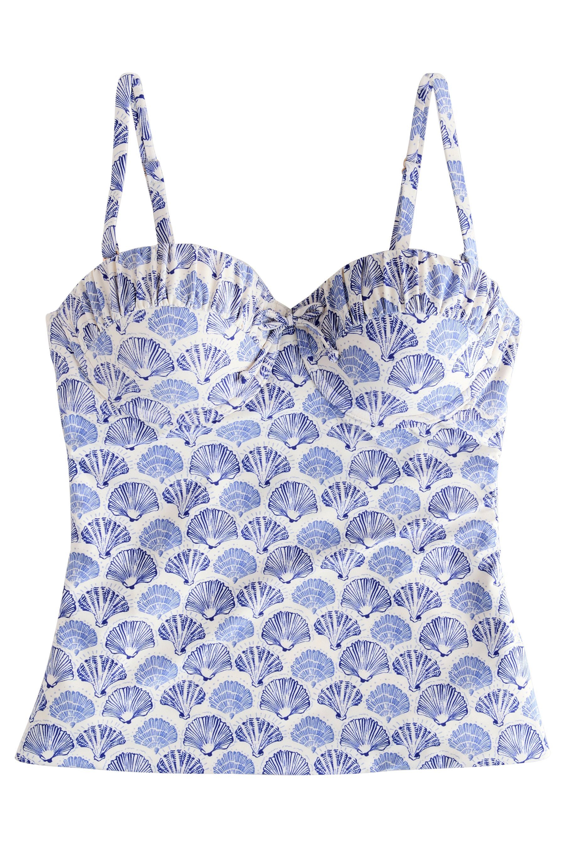 Next Tankini-Top Wattiertes Bandeau-Tankinioberteil mit Bügel (1-St)