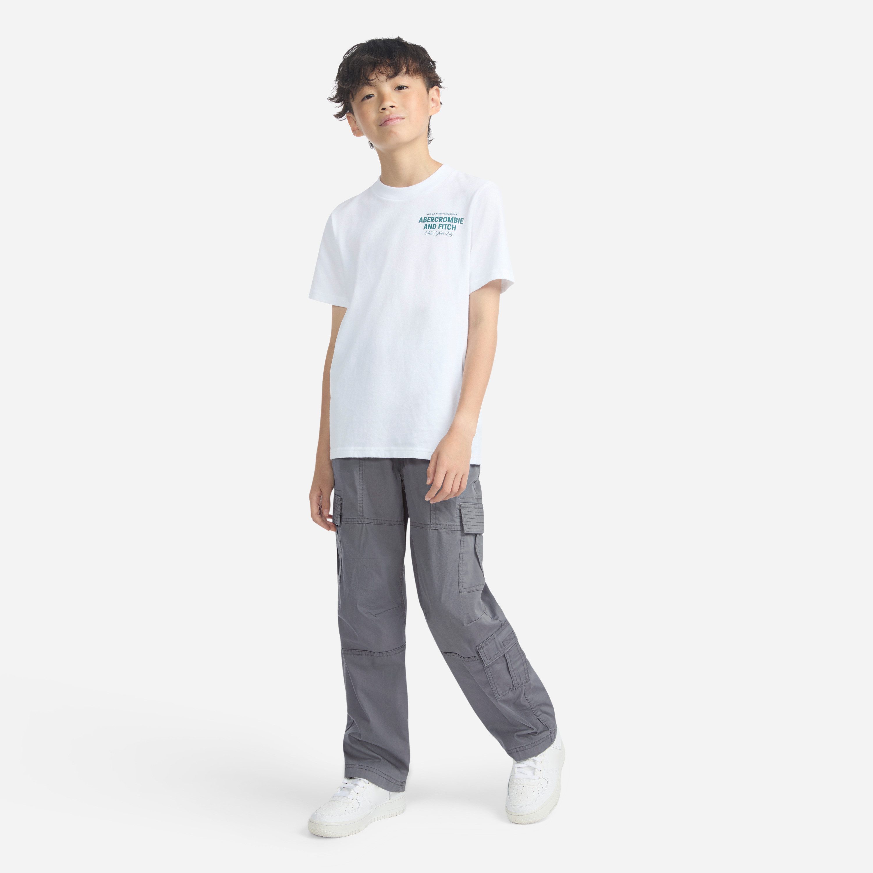 Abercrombie Kids Cargohose BAGGY CARGO PANT mit elastischem Bund – Bild 4 von 5
