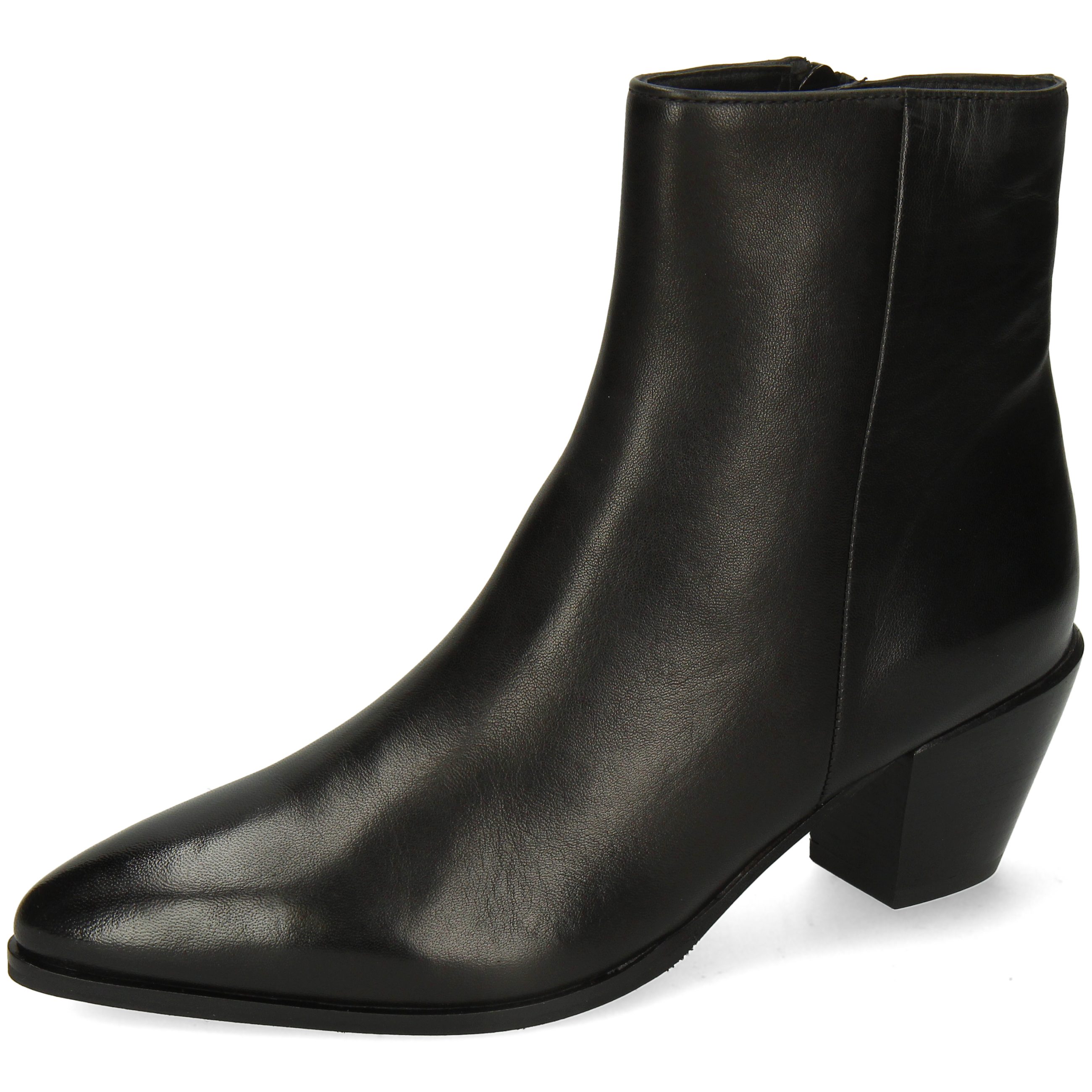 Melvin & Hamilton Finja 1 Leder-Western Boots für Damen Stiefelette Kubanischer Absatz, Echtes Leder