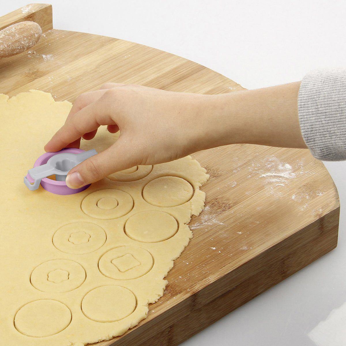 Zenker Backblech Zenker Ausstecher Linzer Sweet Sensation 4 Stück, Kunststoff