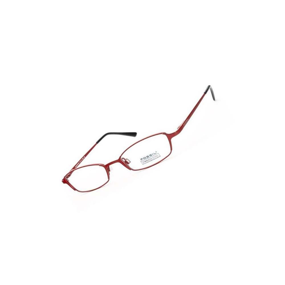 Fossil Brillengestell Korrektionsfassung Brille Metall Weinrot 47/17/135 - OF1113600, Metall