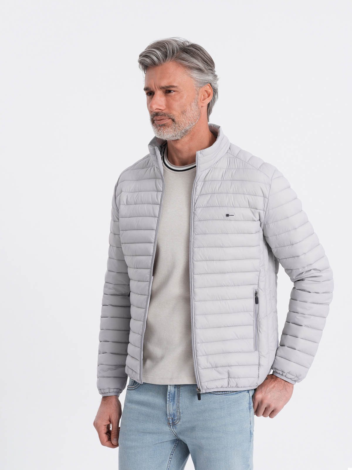 OMBRE Steppjacke Steppjacke für Männer in einer Tasche verpackt günstig online kaufen